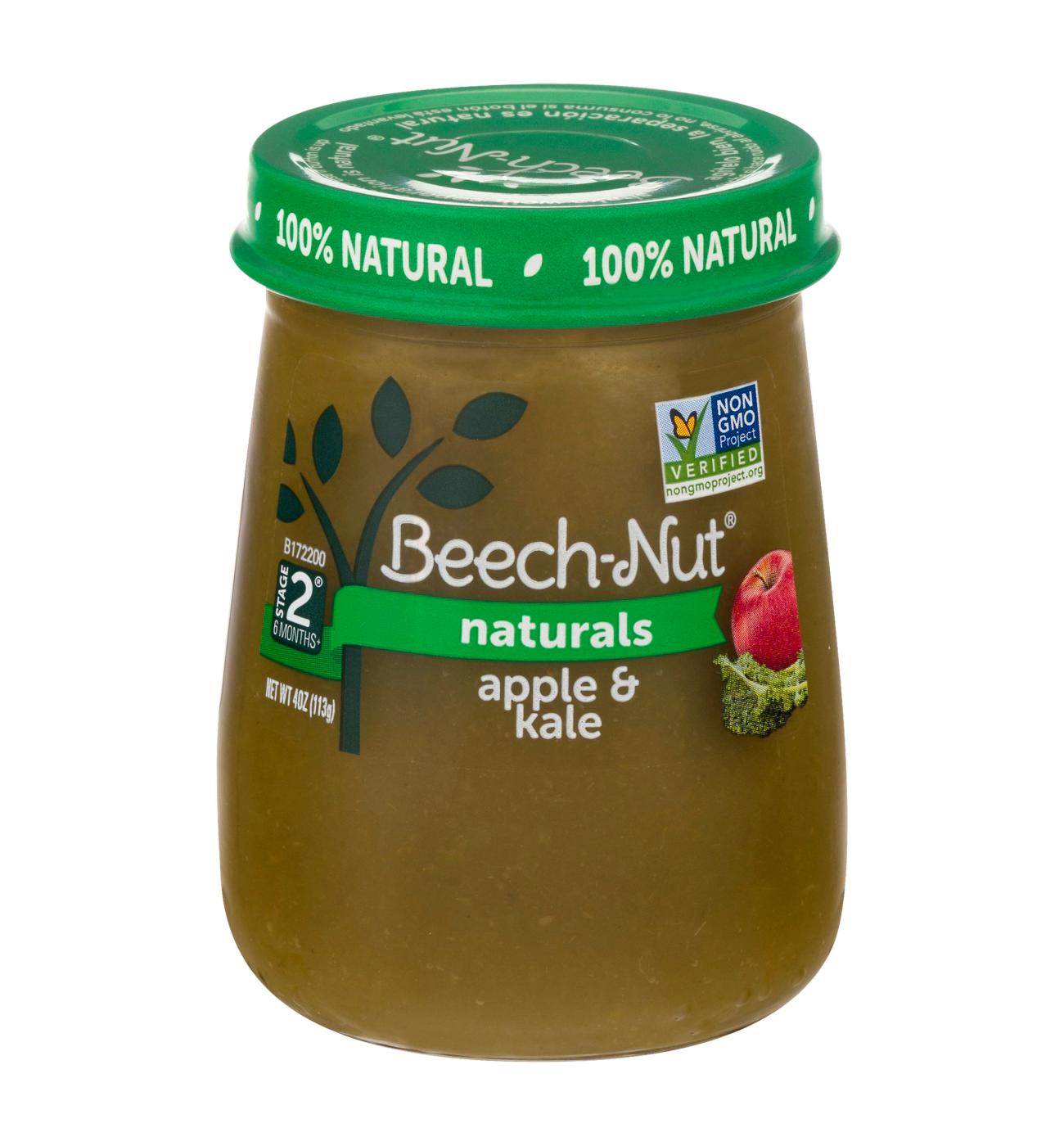 Beech-Nut Naturals Stage 2 Baby Food - Apple & Kale; image 1 of 3