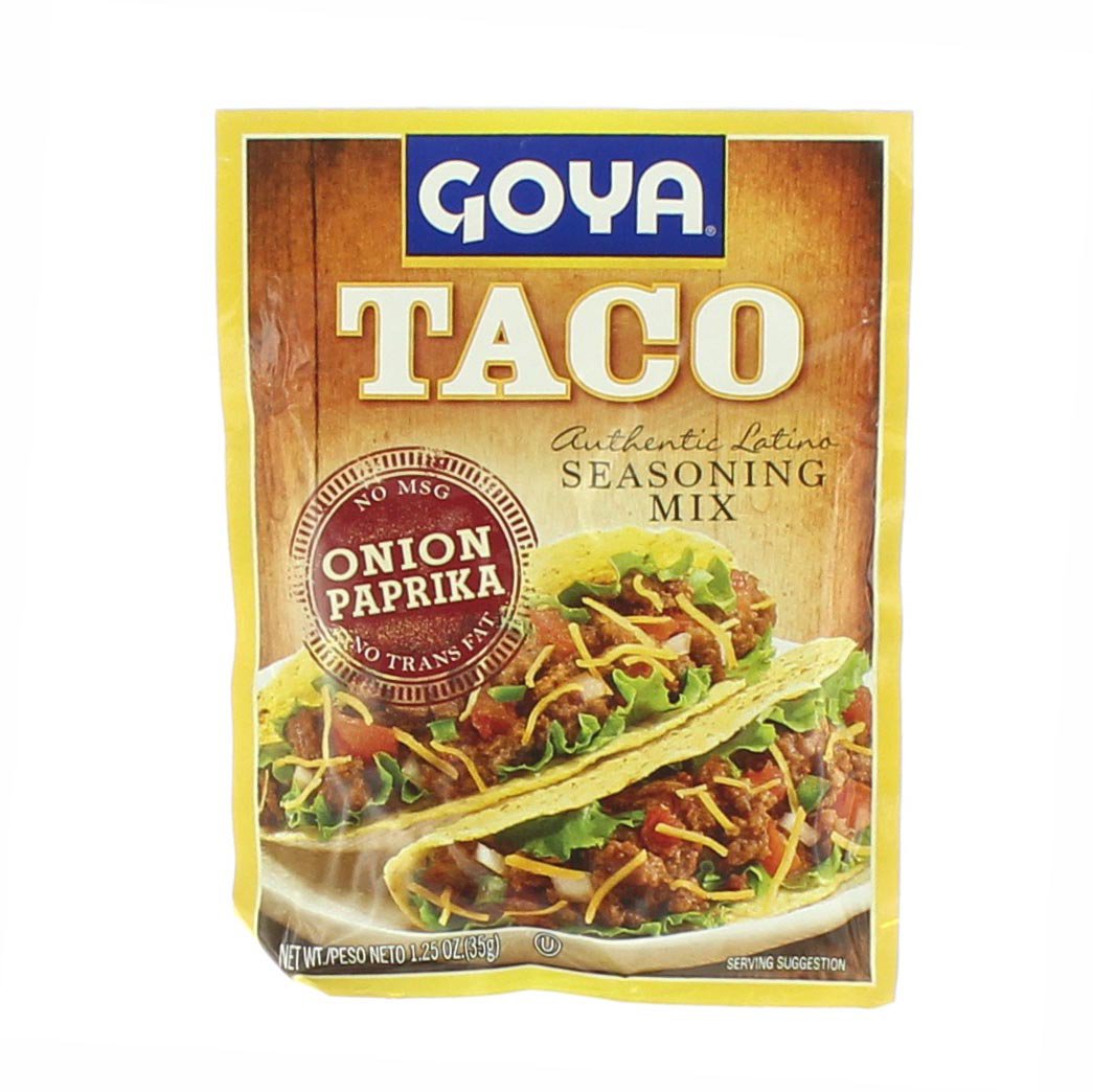 Goya Taco Authentic Latino Seasoning Mix Shop Spice mixes at HEB