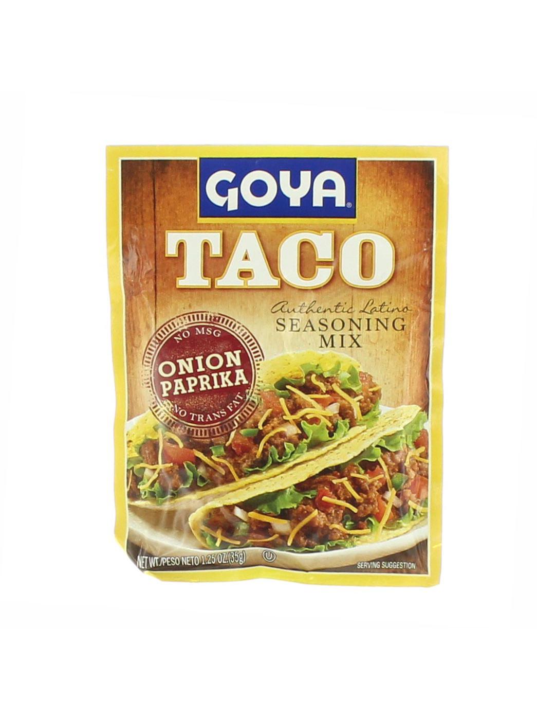 Goya Taco Authentic Latino Seasoning Mix; image 1 of 2