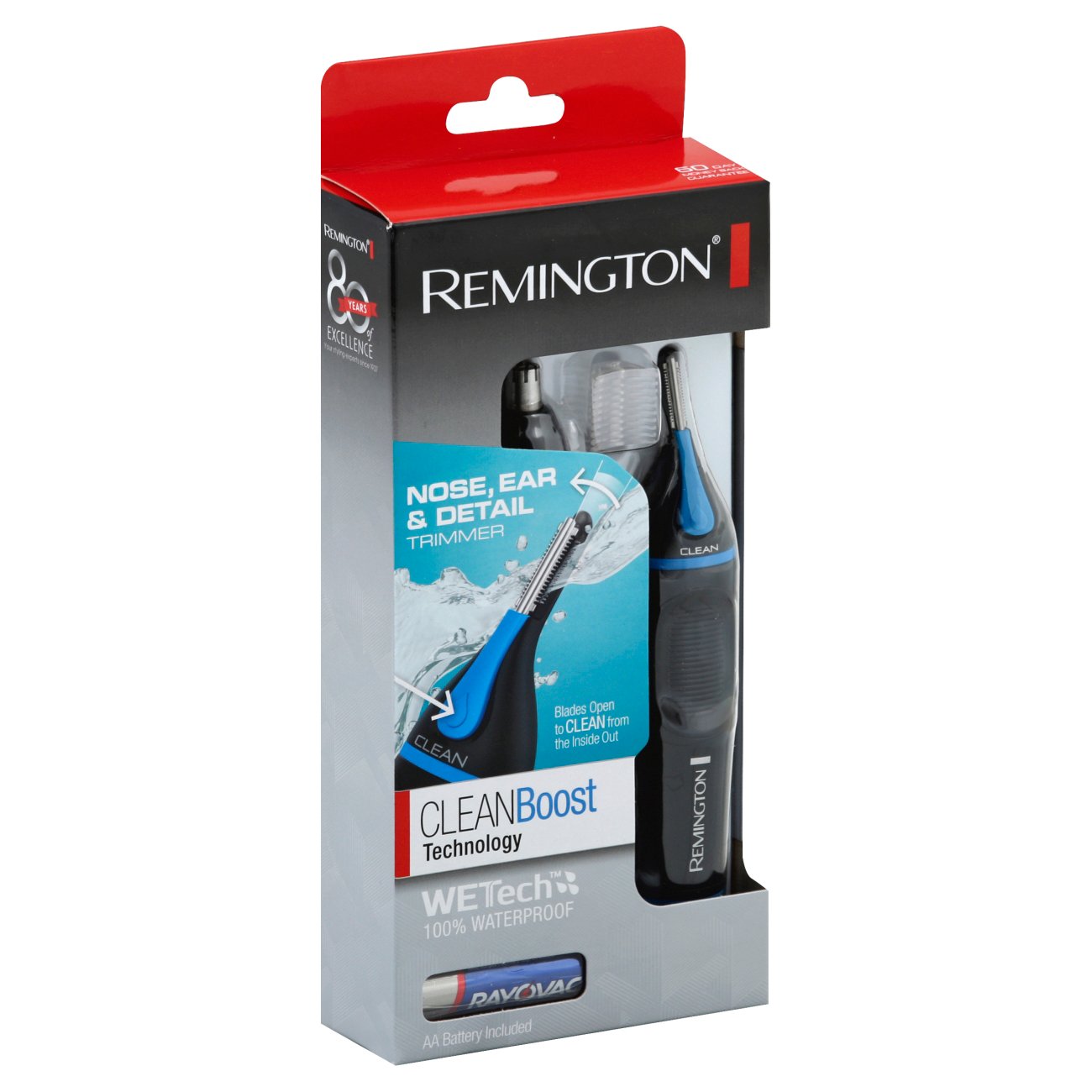 remington wet dry nose trimmer