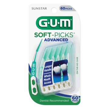 GUM Advanced Soft Picks, 60 ct