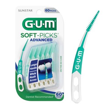 GUM Advanced Soft Picks, 60 ct
