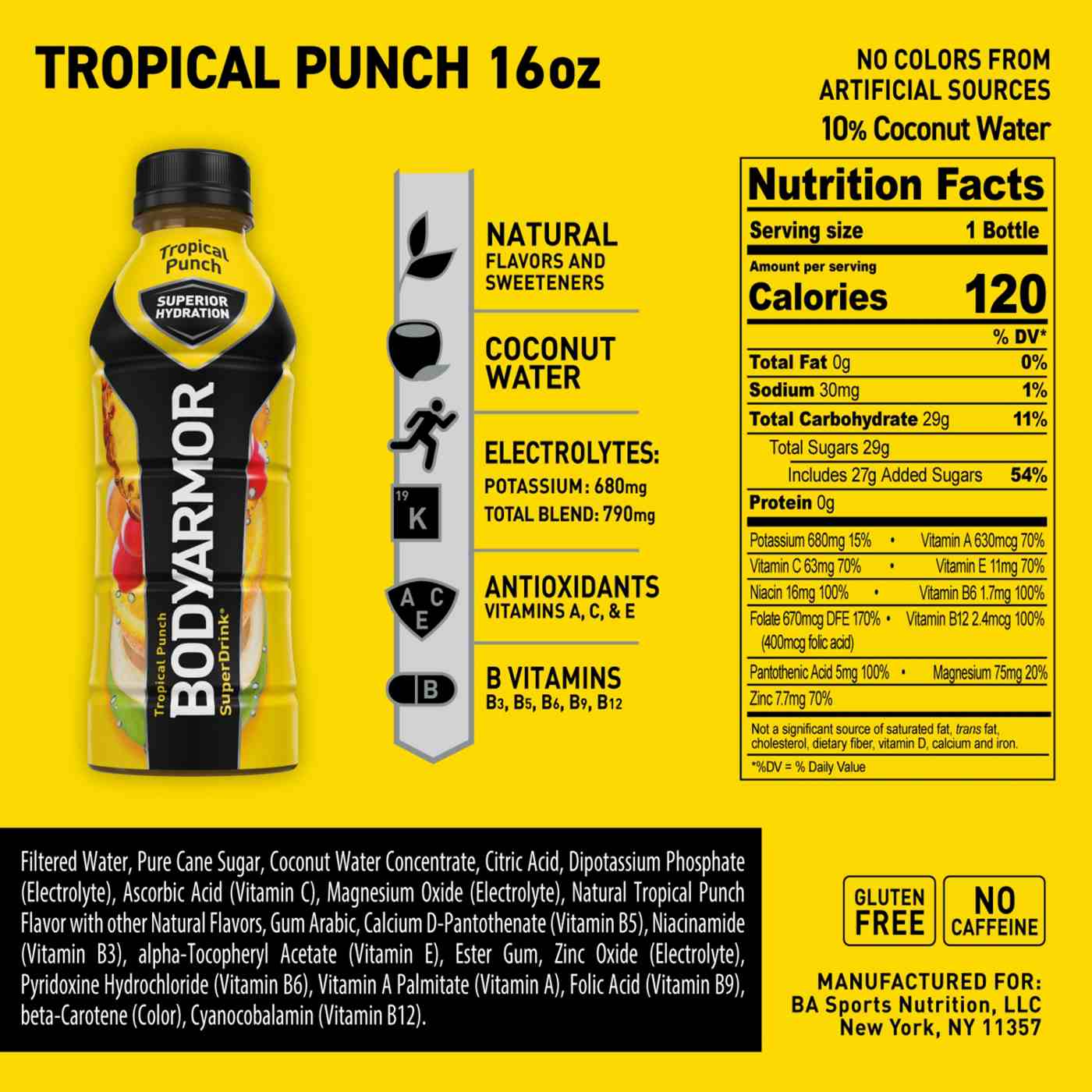 BODYARMOR Sports Drink Tropical Punch; image 5 of 7