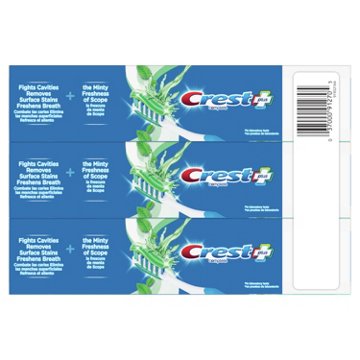 Crest Complete Scope Toothpaste Minty Fresh, 3 pk