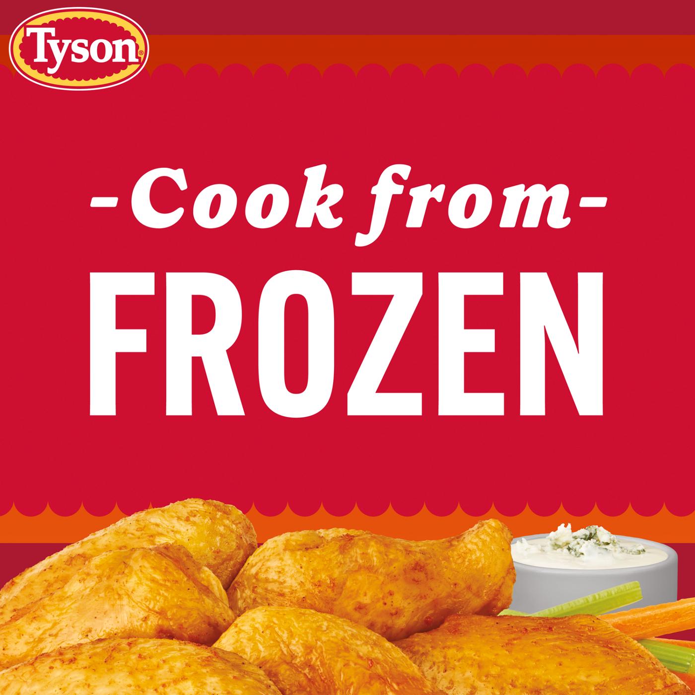 Tyson Uncooked Frozen Seasoned Chicken Wing Sections -  Buffalo Style; image 3 of 7