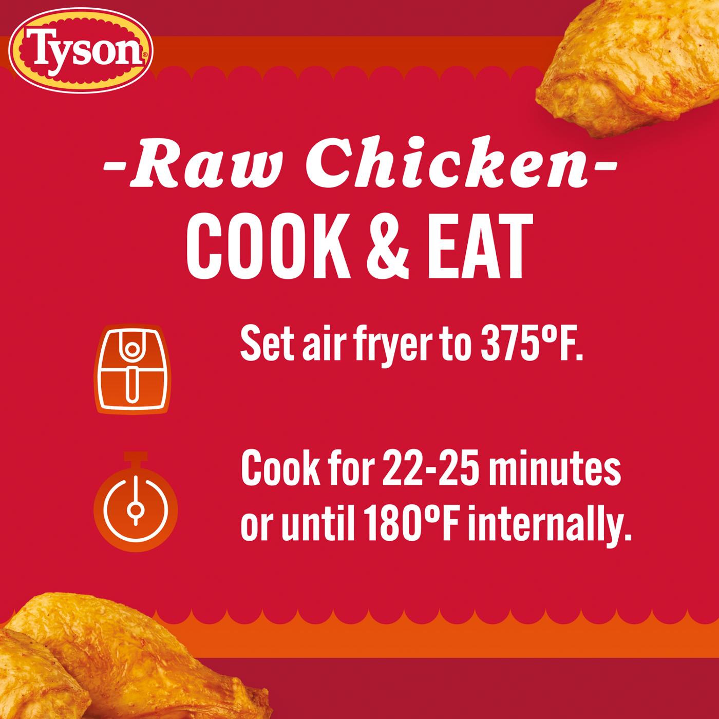 Tyson Uncooked Frozen Seasoned Chicken Wing Sections -  Buffalo Style; image 6 of 7