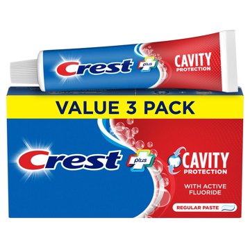 Crest Cavity Protection Regular Toothpaste, 3 Pk, 17.1 oz