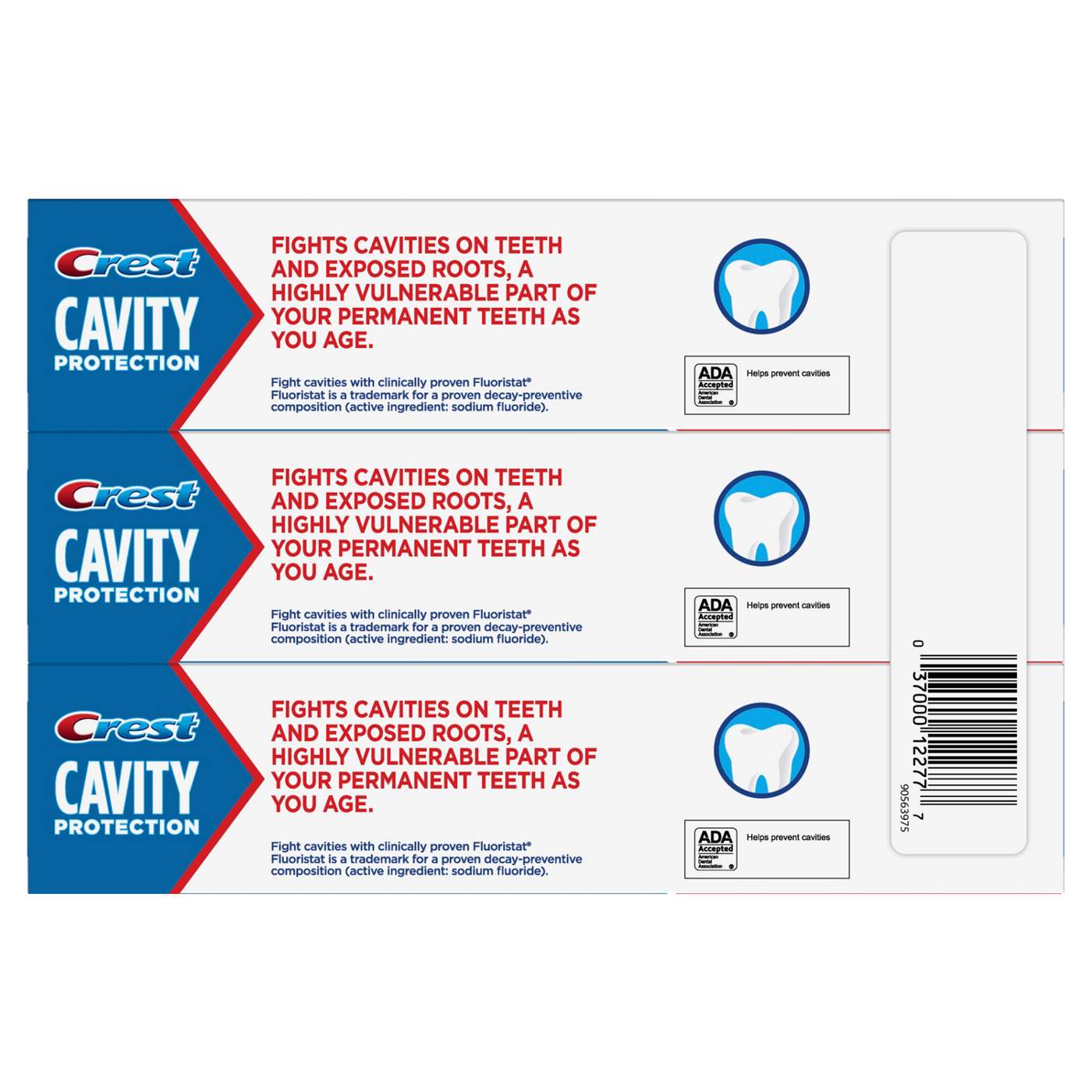 Crest Cavity Protection Regular Toothpaste, 3 Pk; image 8 of 8