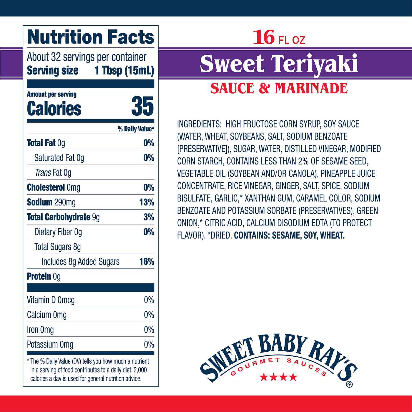Sweet Baby Ray's Sweet Teriyaki Sauce & Marinade; image 9 of 9