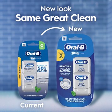 Oral-B Glide Pro-Health Deep Clean Dental Floss - Cool Mint, 87.4 yd