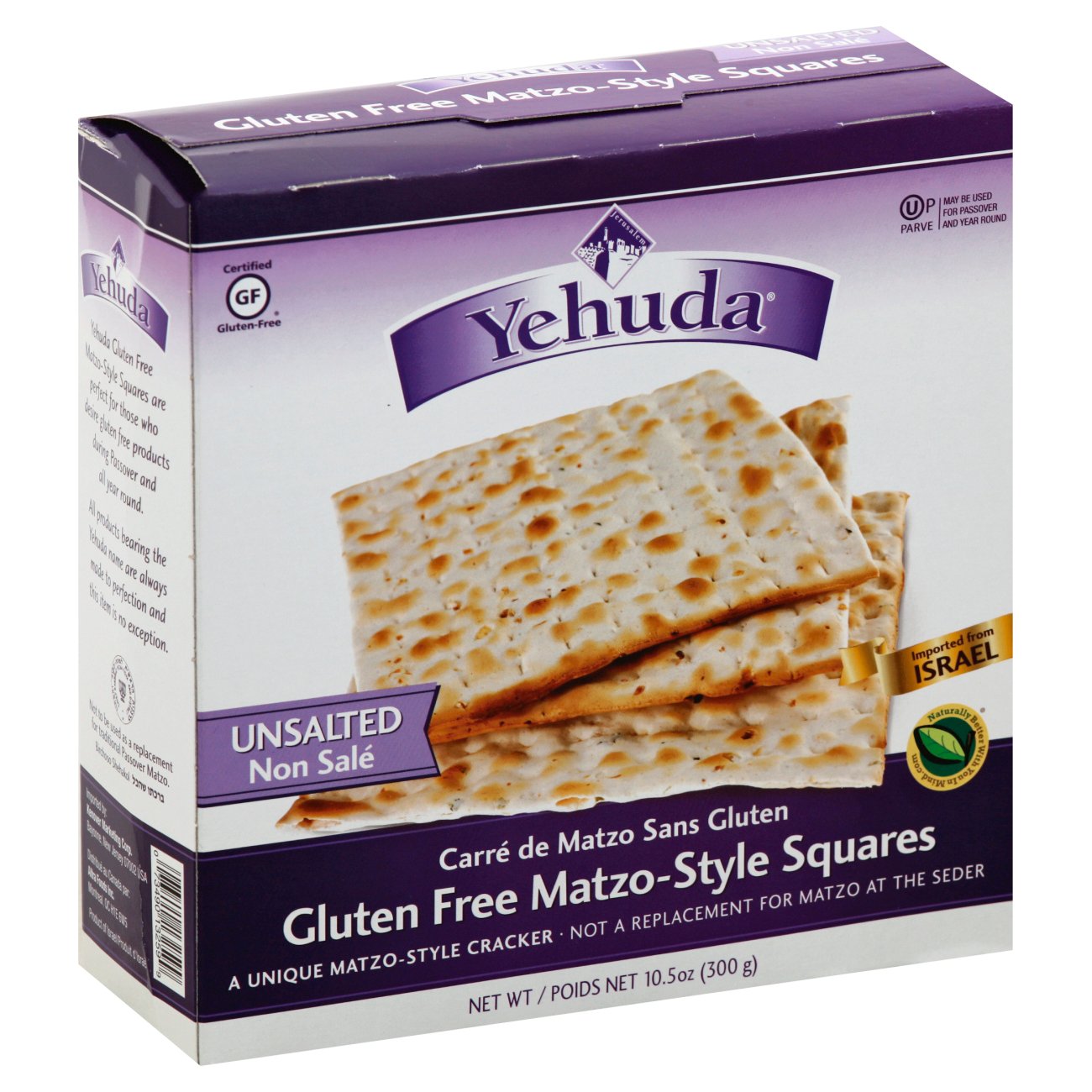 Yehuda Matzos Unsalted Matzo Squares Shop Crackers & Breadsticks at HEB