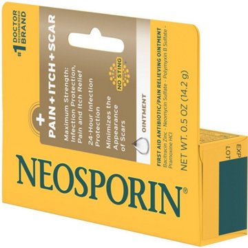 Neosporin + Pain Itch & Scar Ointment, 0.5 oz