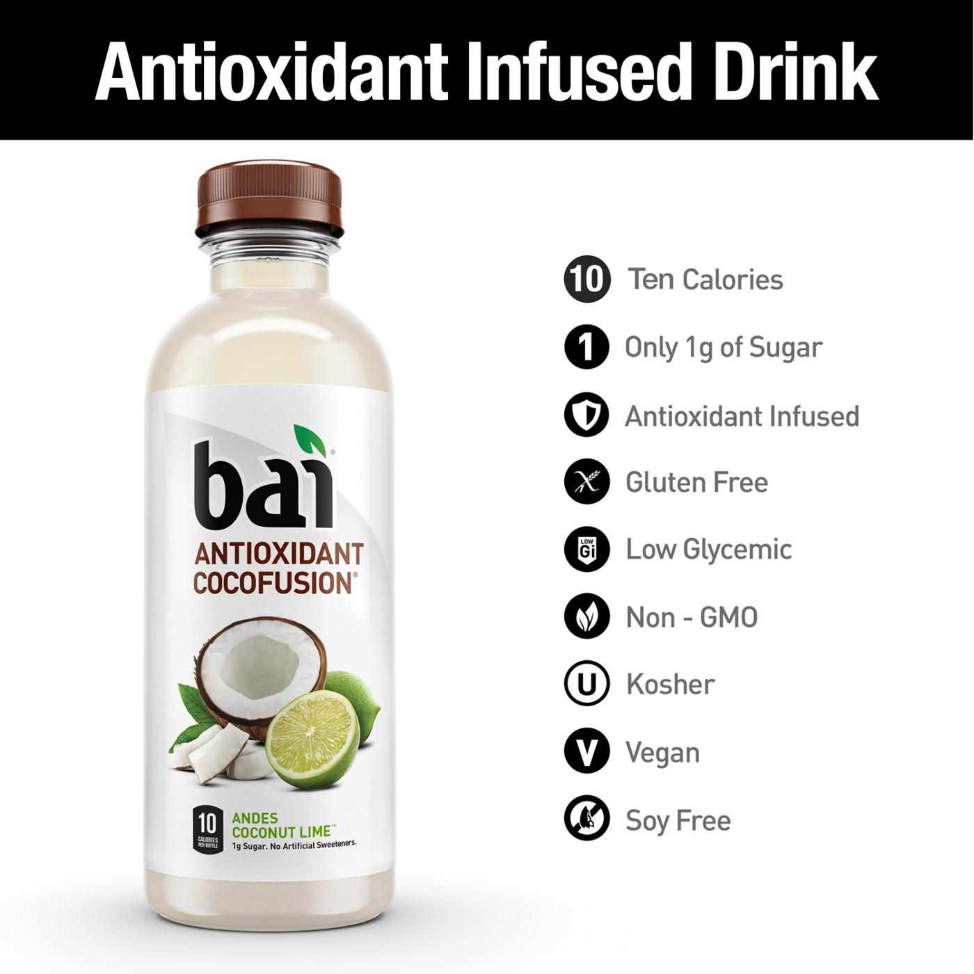 Bai Andes Coconut Lime Beverage; image 3 of 4