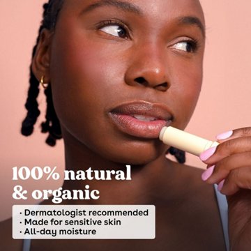 eos 100% Natural & Organic Strawberry Sorbet Lip Balm, 2 pk