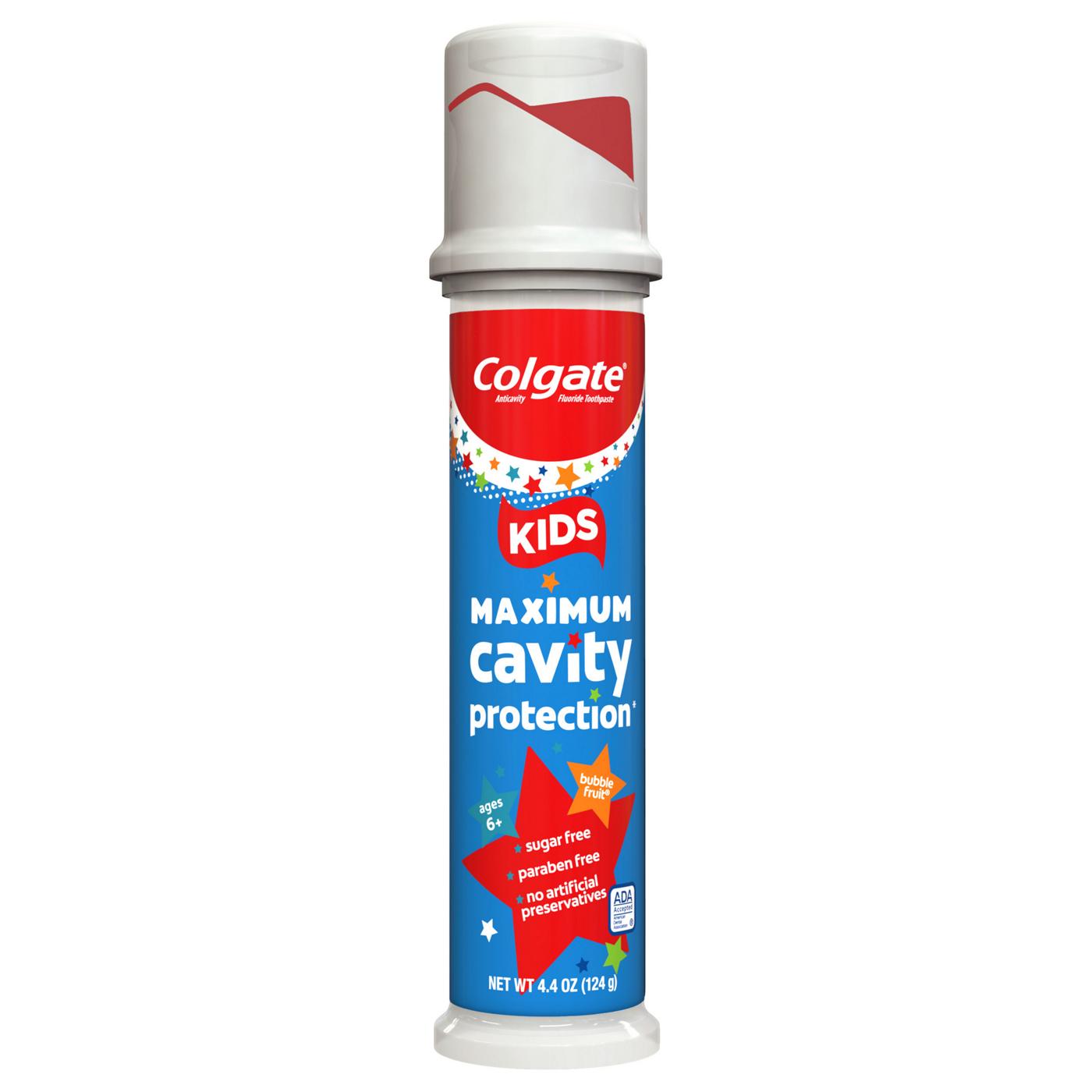 Colgate Kids Maximum Cavity Protection Toothpaste - Bubble Fruit; image 1 of 7