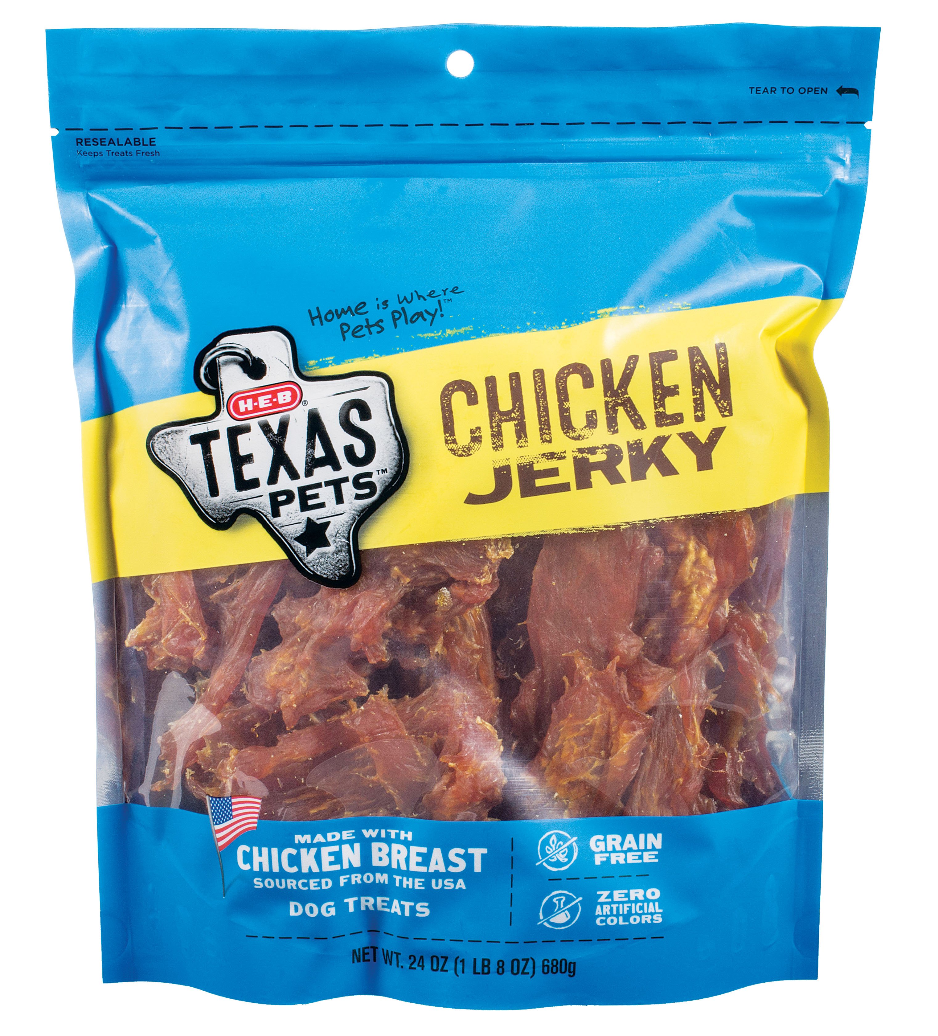 HEB Texas Pets Chicken Jerky Dog Treats Shop Jerky treats at HEB