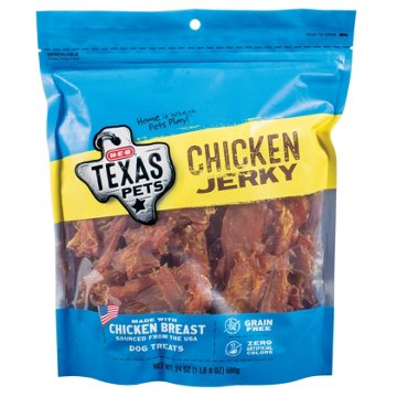 H-E-B Texas Pets Dog Treats - Chicken Jerky, 24 oz