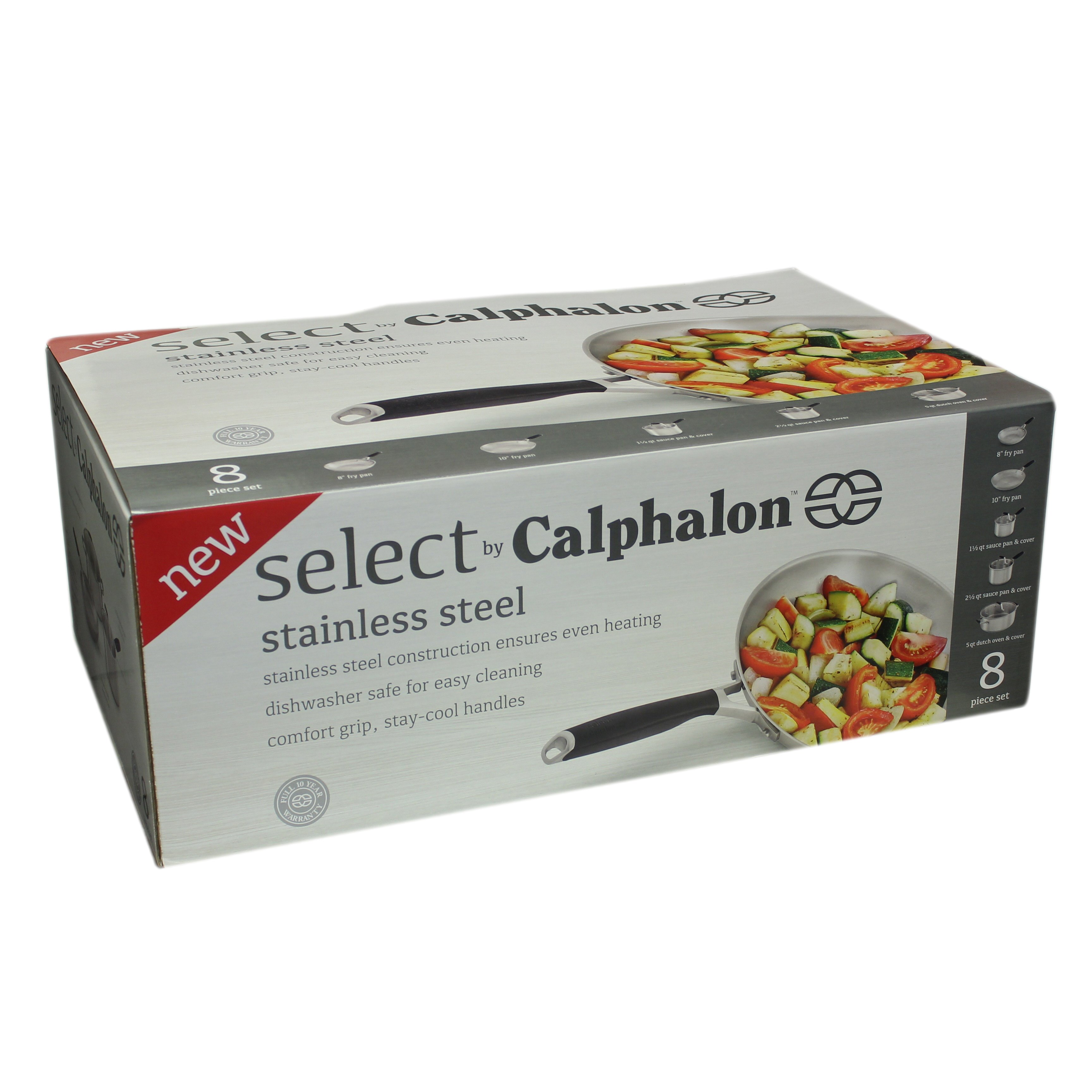 Calphalon Simply Stainless Steel Cookware Set Shop Cookware Sets At H E B   001964941 1