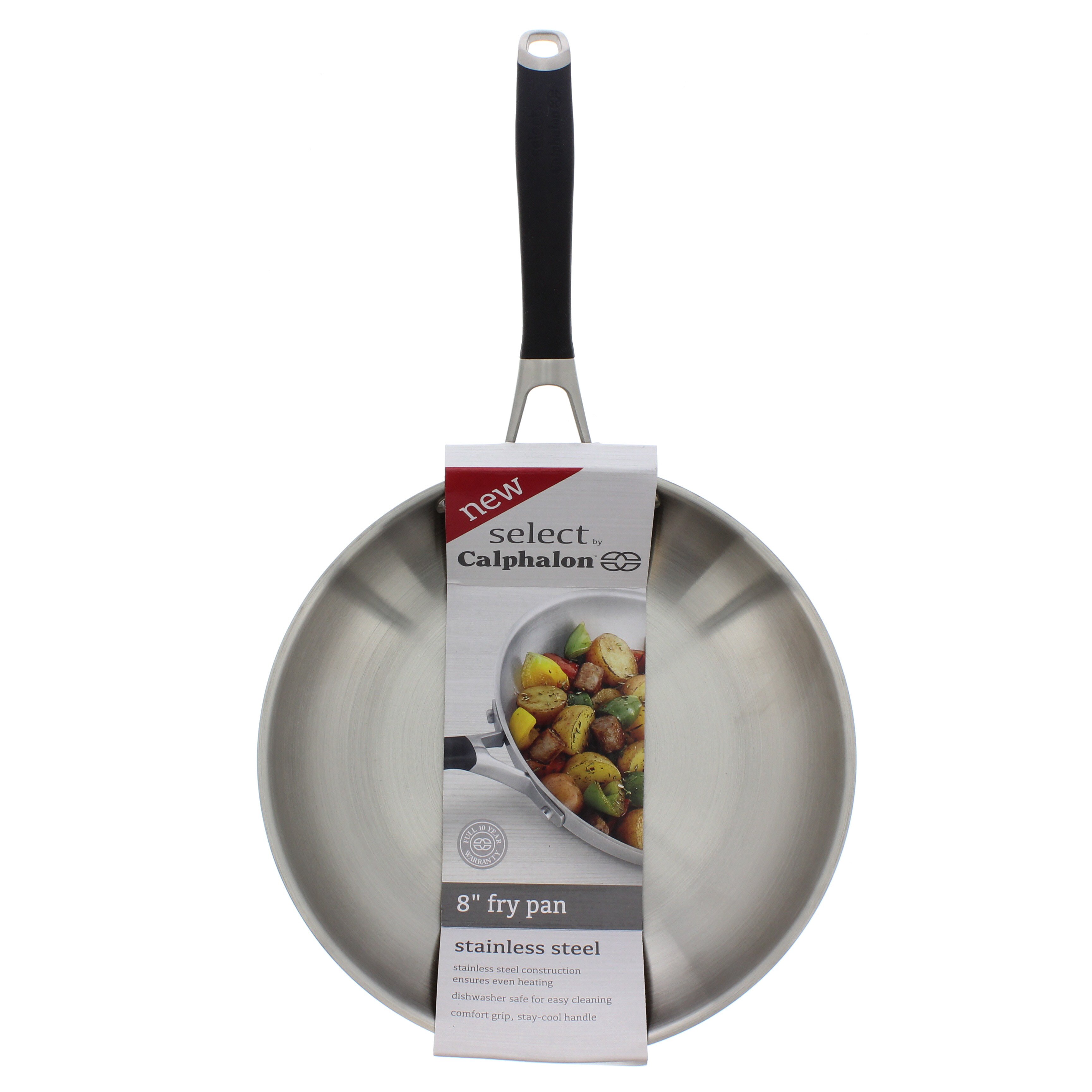 Calphalon Select Stainless Steel 8" Fry Pan Shop Cookware at HEB