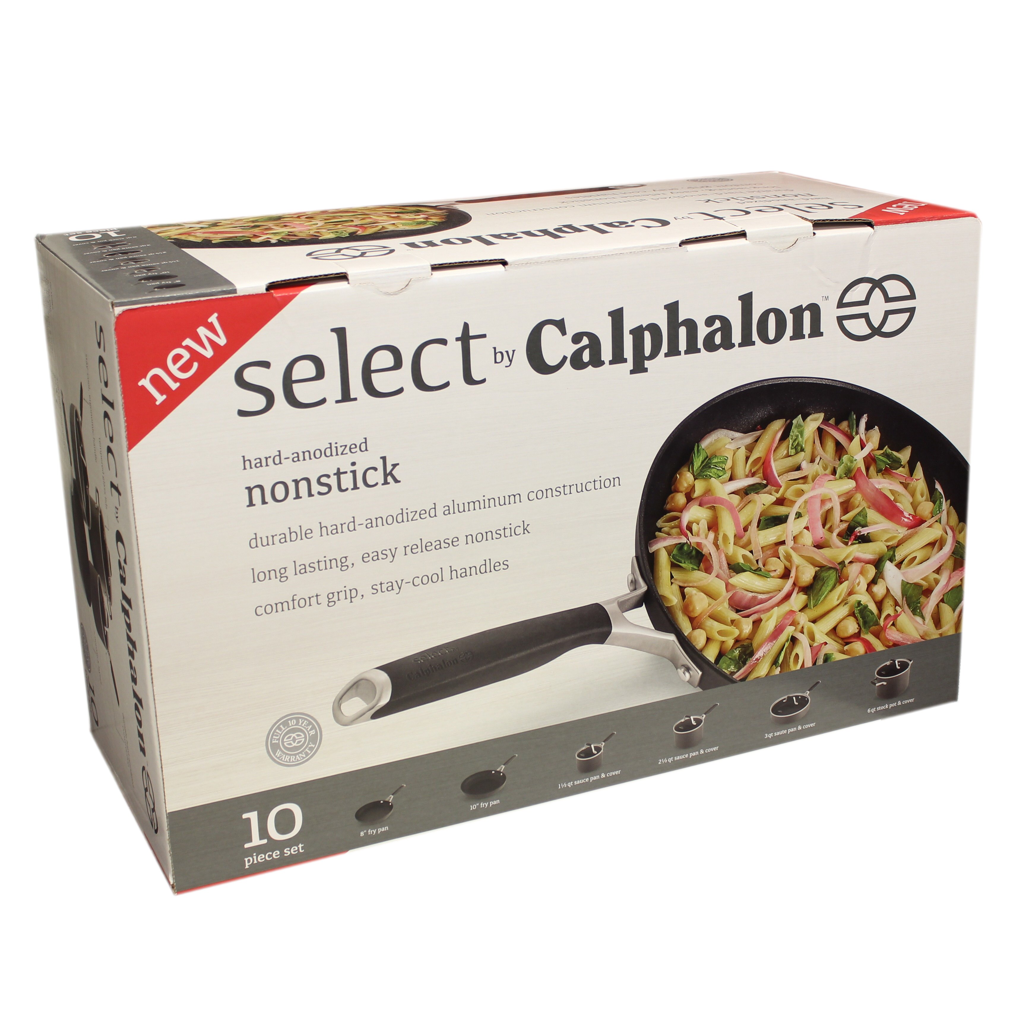 Select by Calphalon Hard-Anodized Nonstick 2.5-Quart Sauce Pan with Lid