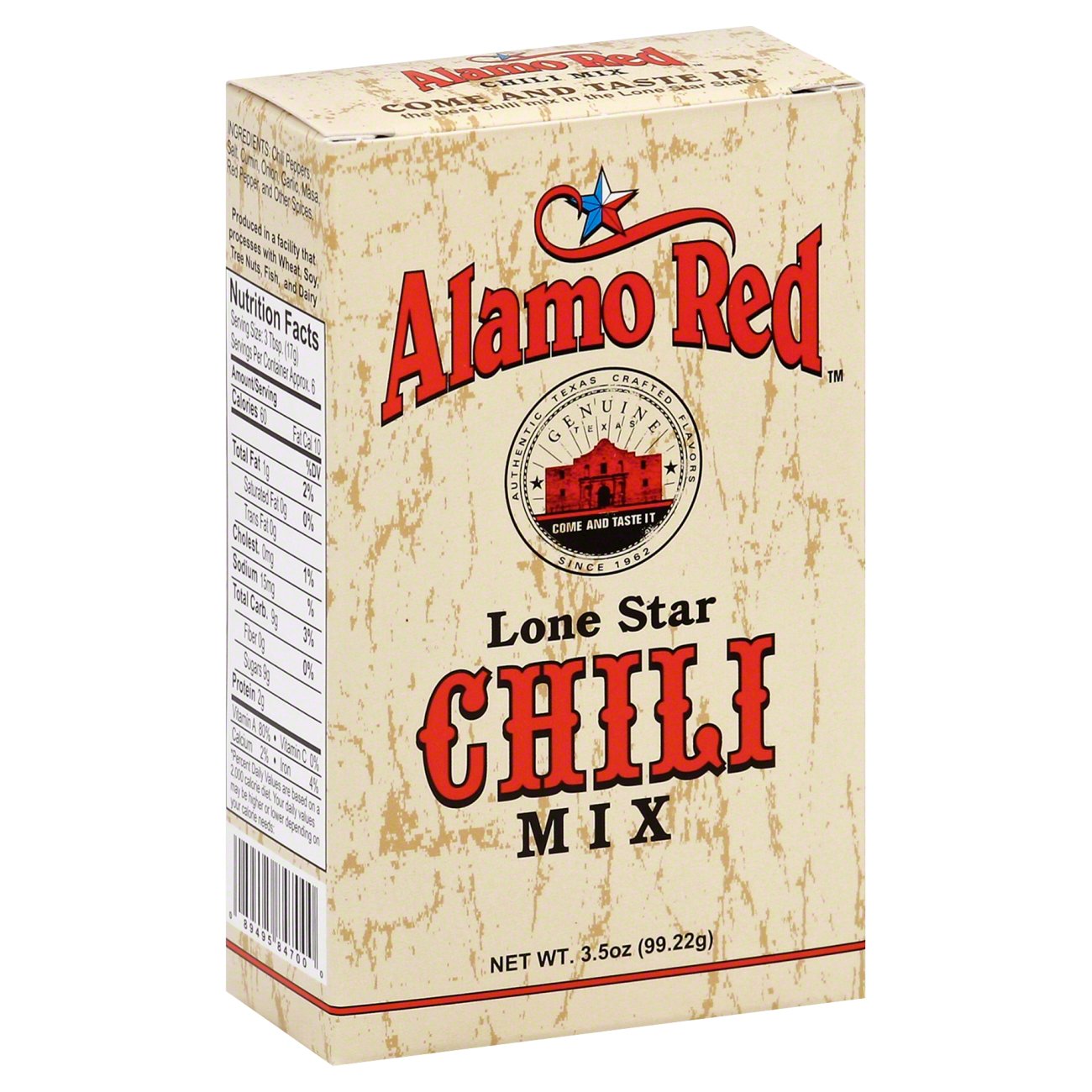 Alamo Red Lone Star Chili Mix Shop Spice Mixes at HEB