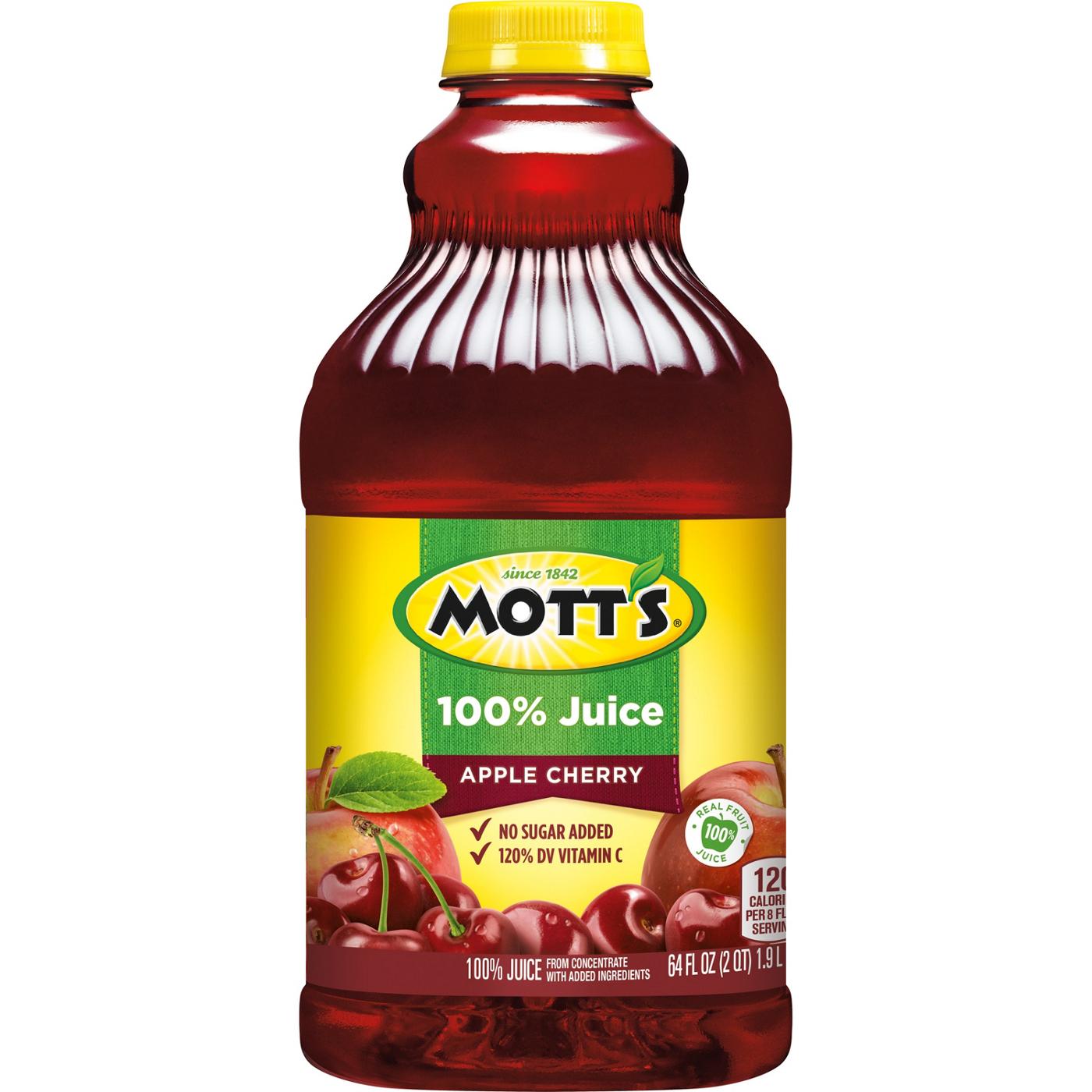 Mott's 100% Apple Juice 8 oz Bottles - Shop Juice at H-E-B