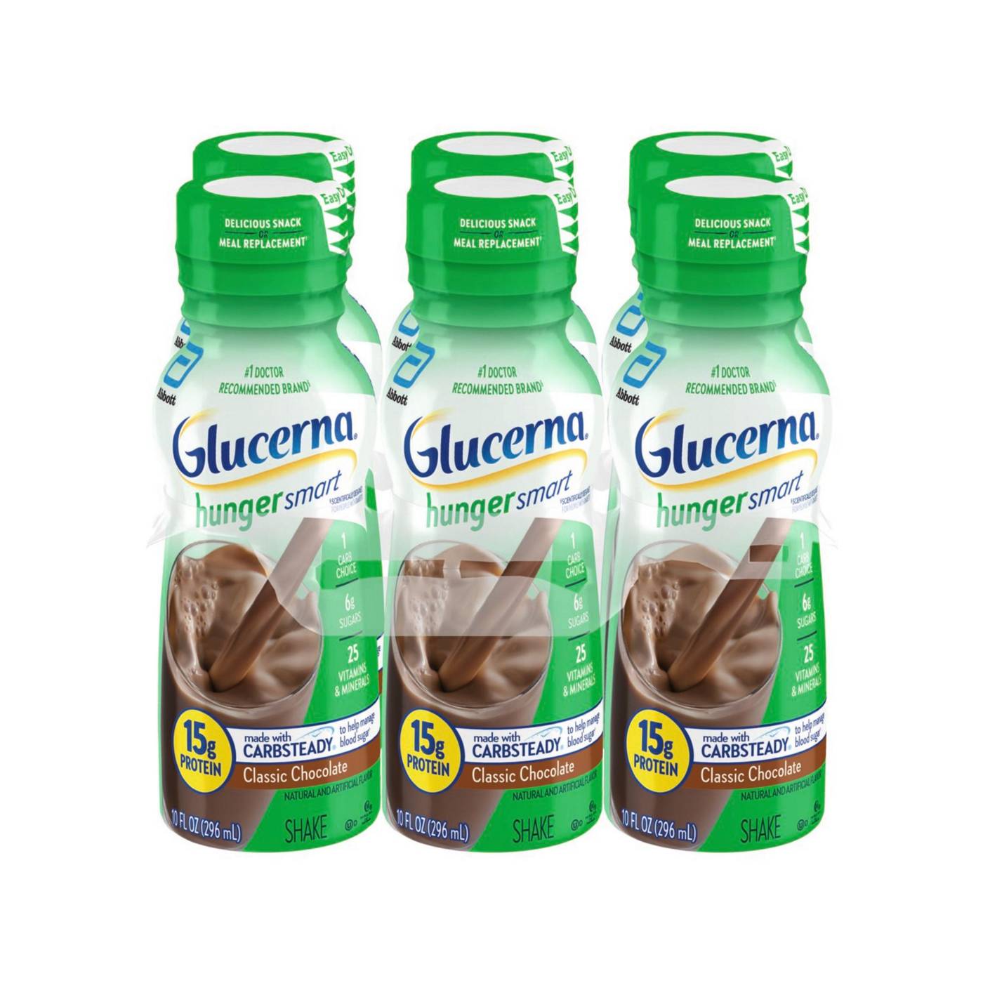 Glucerna Hunger Smart Shakes, 15g Protein - Classic Chocolate; image 2 of 13