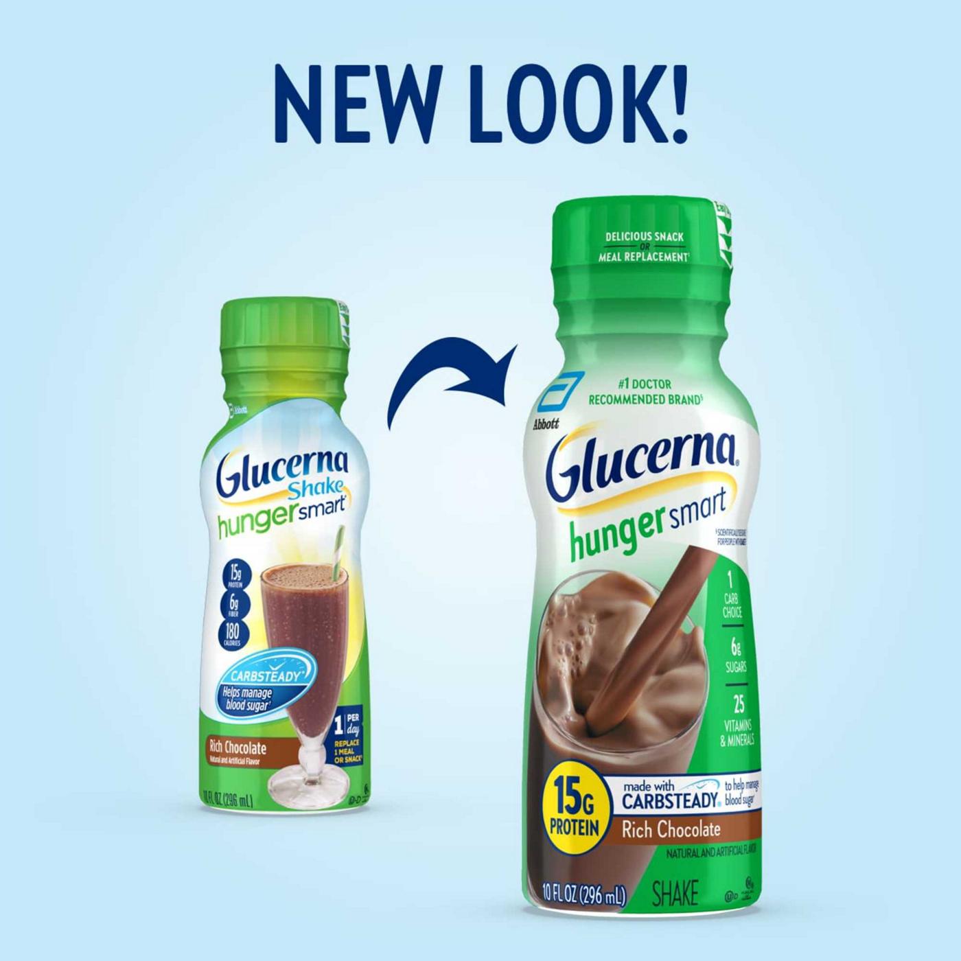 Glucerna Hunger Smart Shakes, 15g Protein - Classic Chocolate; image 6 of 7