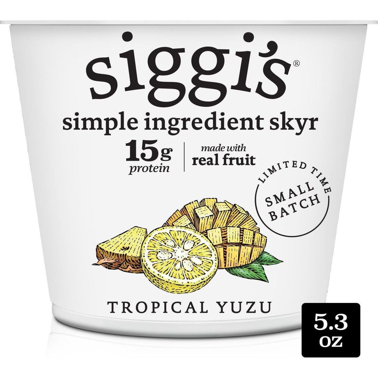 Siggi's 2% Skyr Yogurt - Tropical Yuzu, 5.3 oz