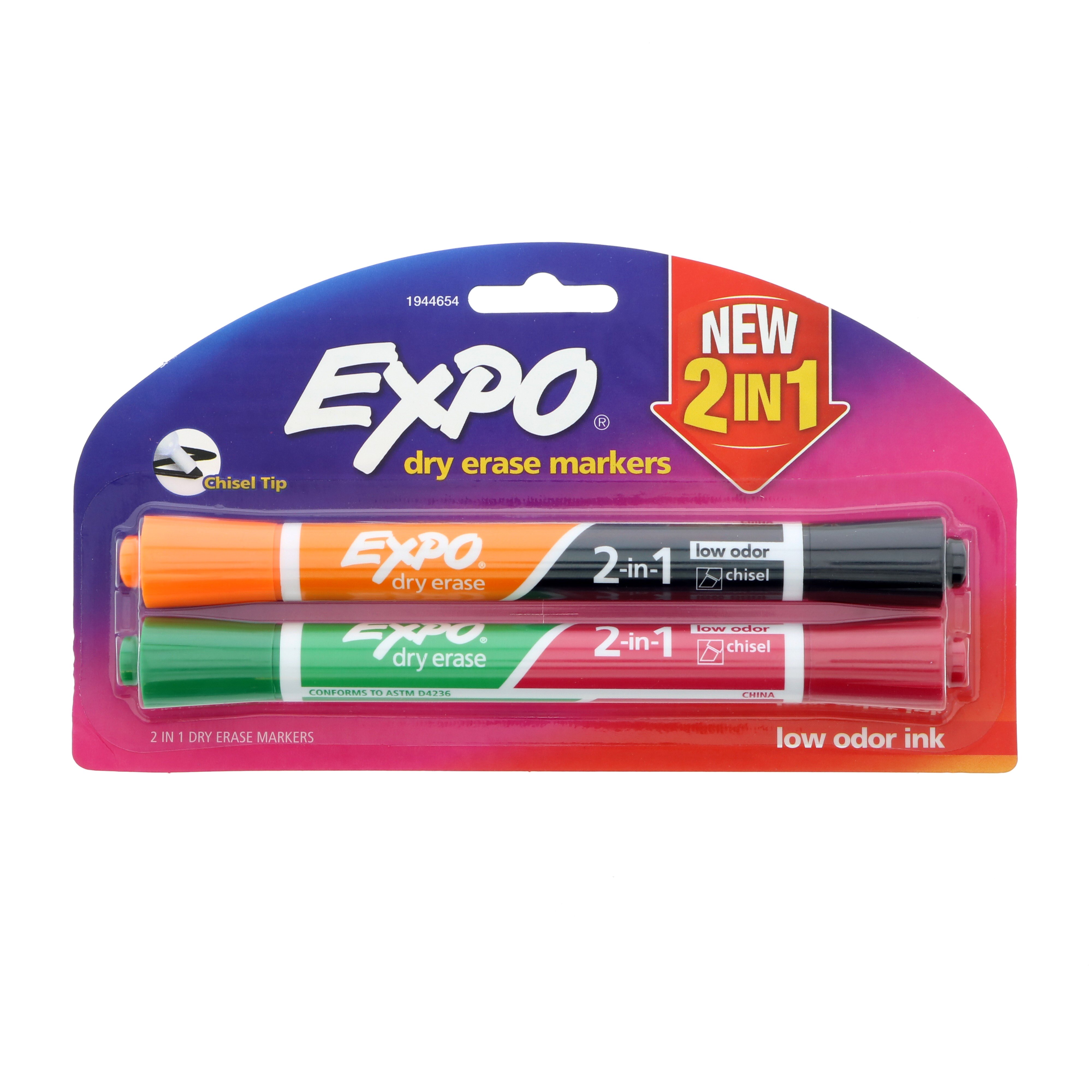 Expo Dual Ended 4 Colors Shop Highlighters & DryErase at HEB