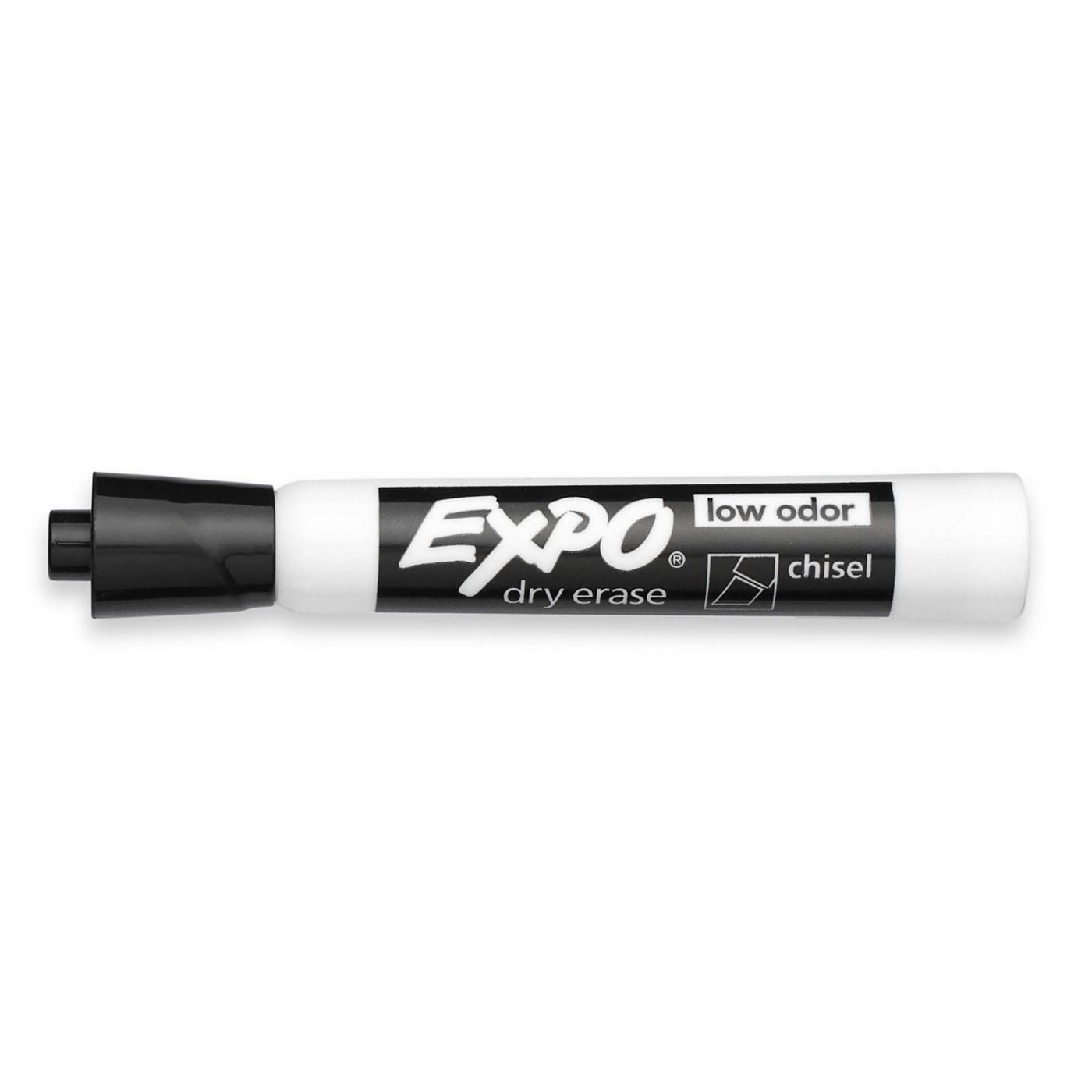 EXPO Chisel Tip Dry Erase Markers - Black Ink; image 2 of 2