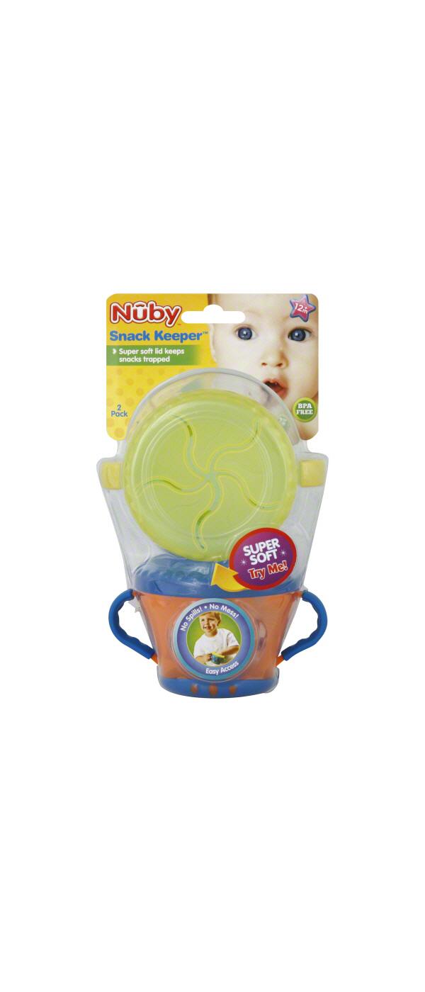 Nuby Snack Keeper With Super Soft Lids; image 1 of 2