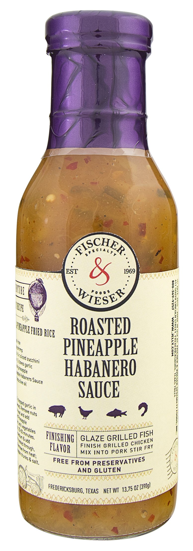 Fischer & Wieser Roasted Pineapple Habanero Sauce Shop Specialty