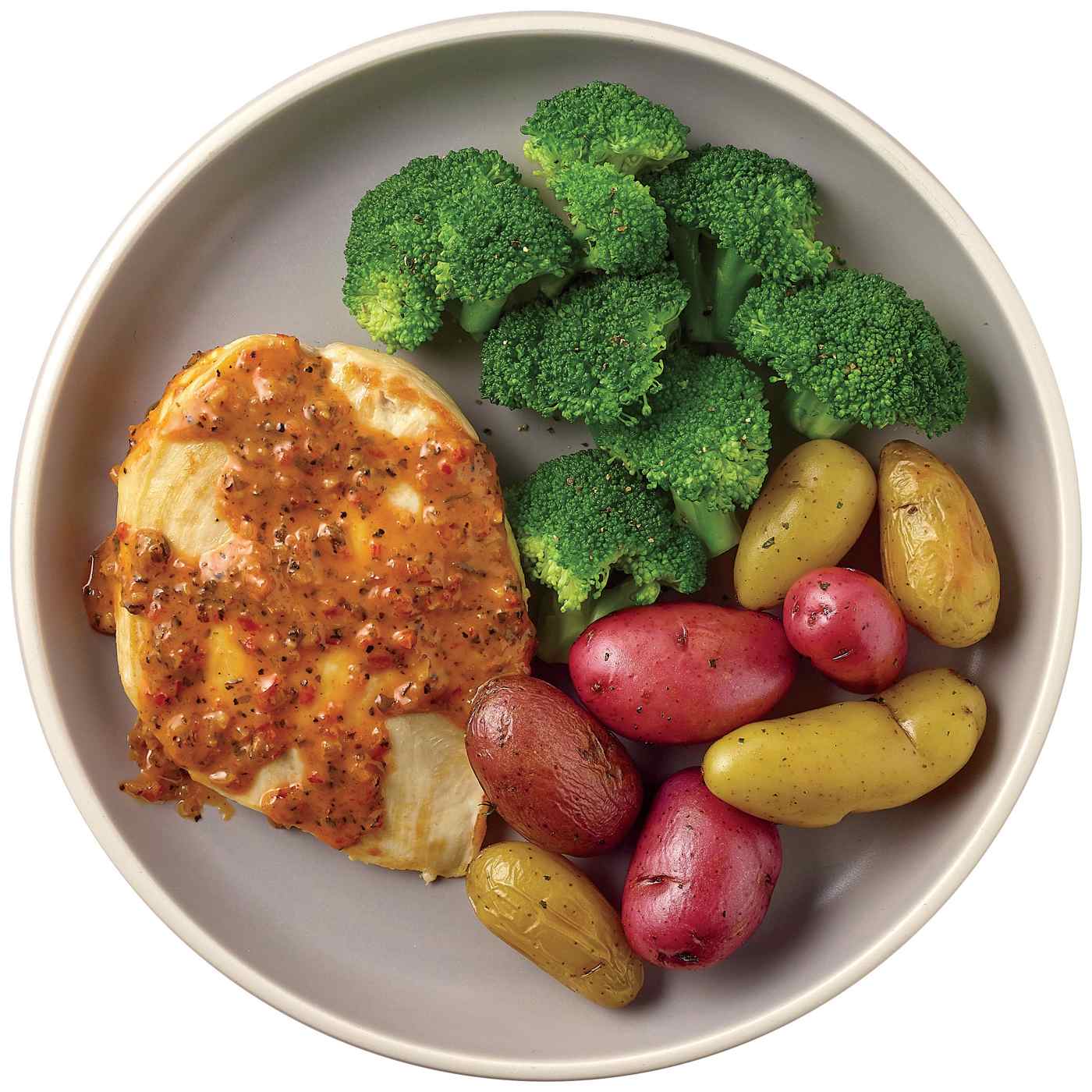 Meal Simple by H-E-B Southwest Style Chicken Breast with Potatoes & Broccoli; image 3 of 4