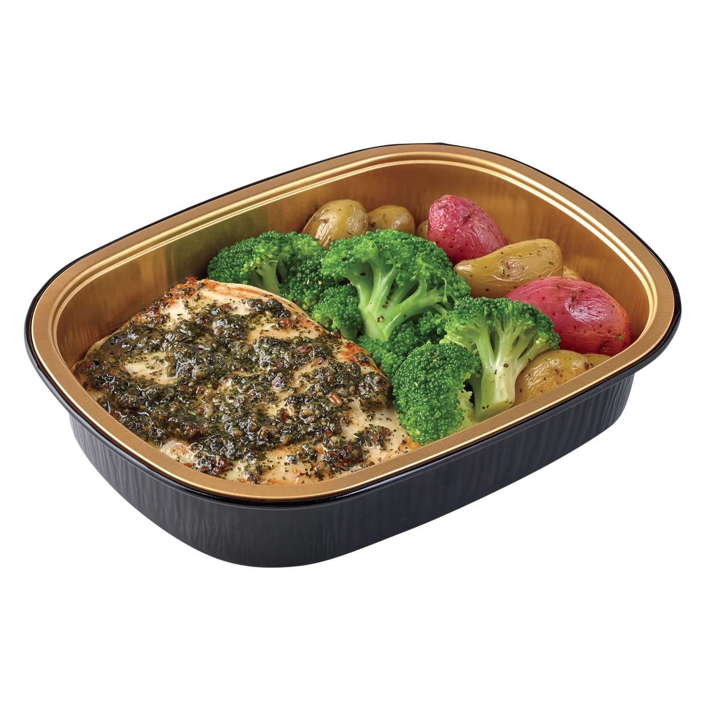 Meal Simple by HEB Basil Pesto Chicken Breast with Potato & Broccoli