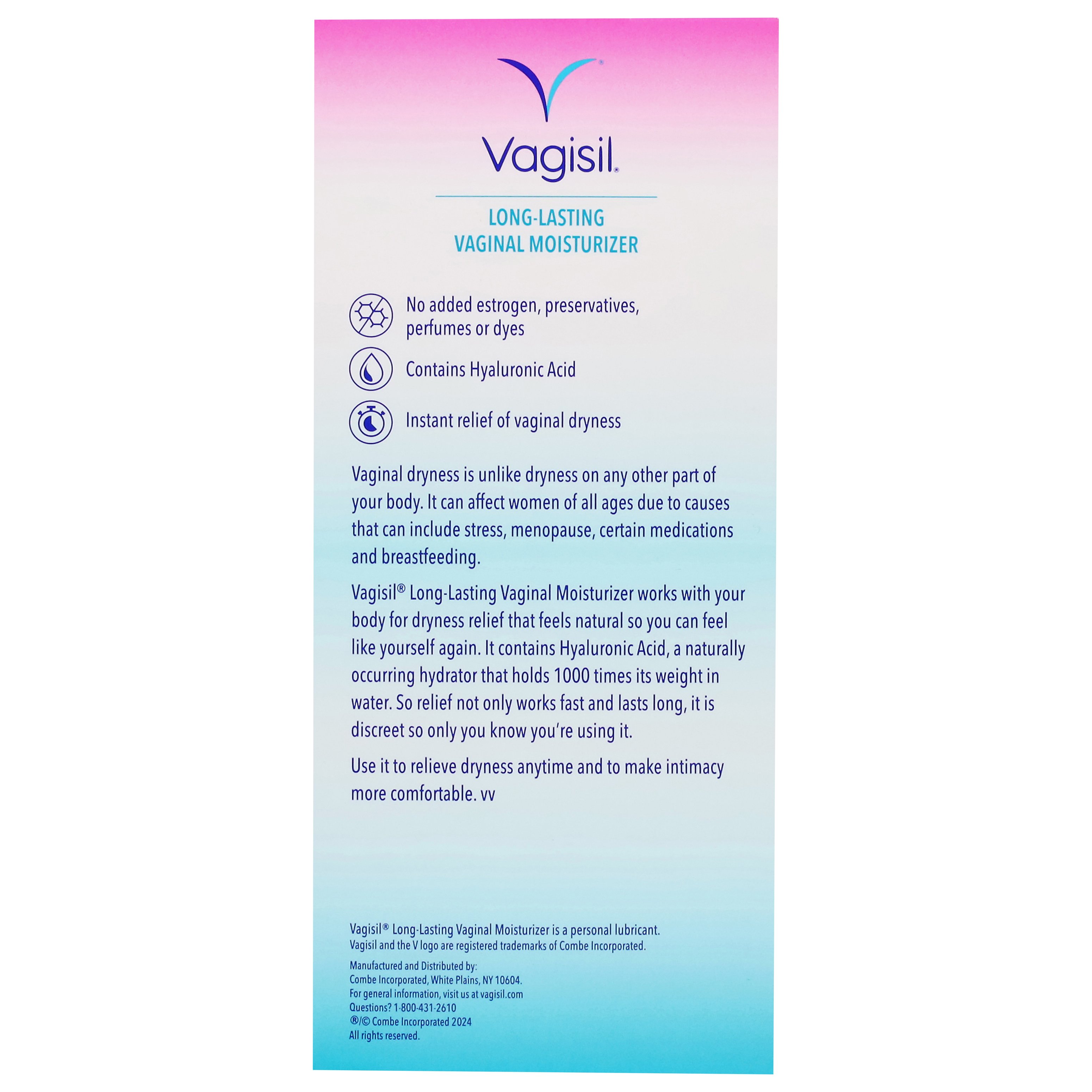 vagisil gel lubricant Vagisil Probiotic Personal Lube + Libido Gel