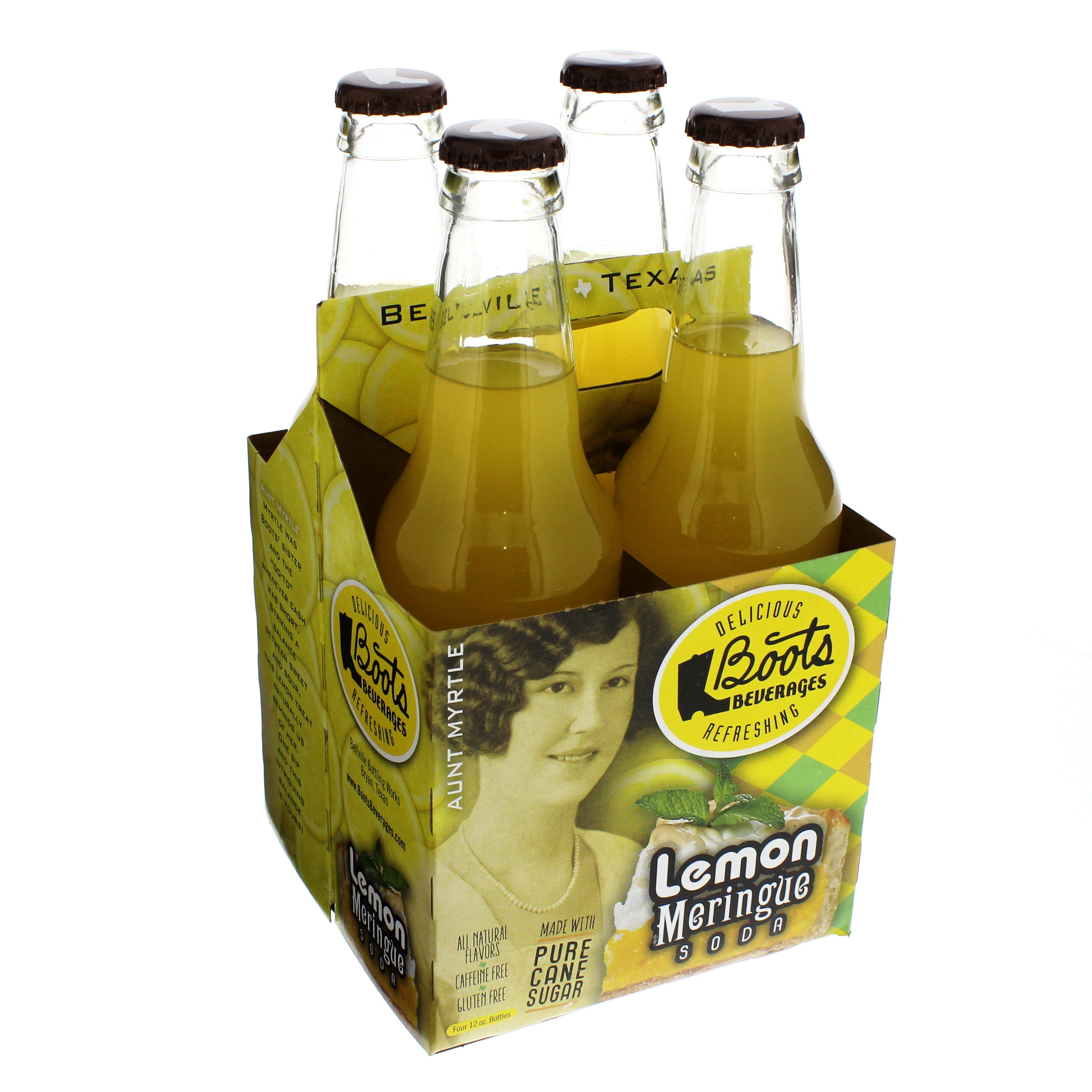 Boots Beverages Lemon Meringue Soda 12 oz Bottles Shop Soda at HEB