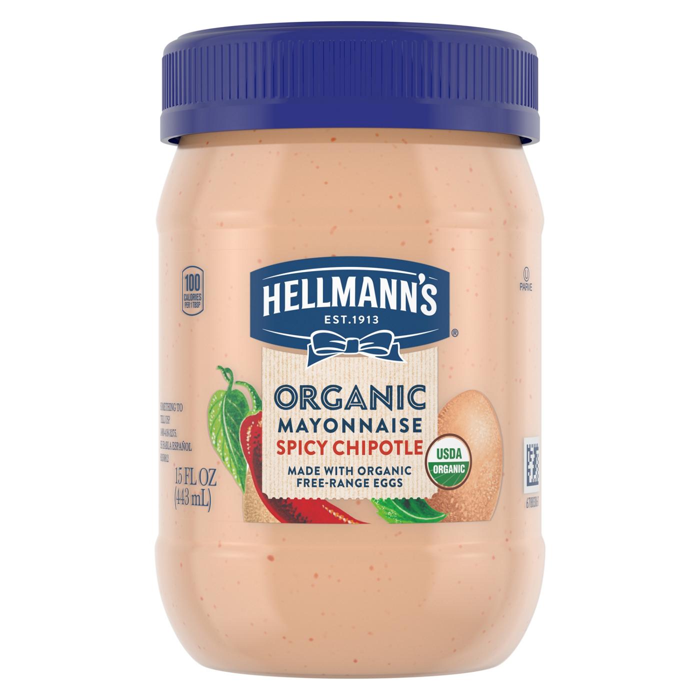 Hellmann's Organic Mayonnaise Spicy Chipotle Mayo; image 1 of 3