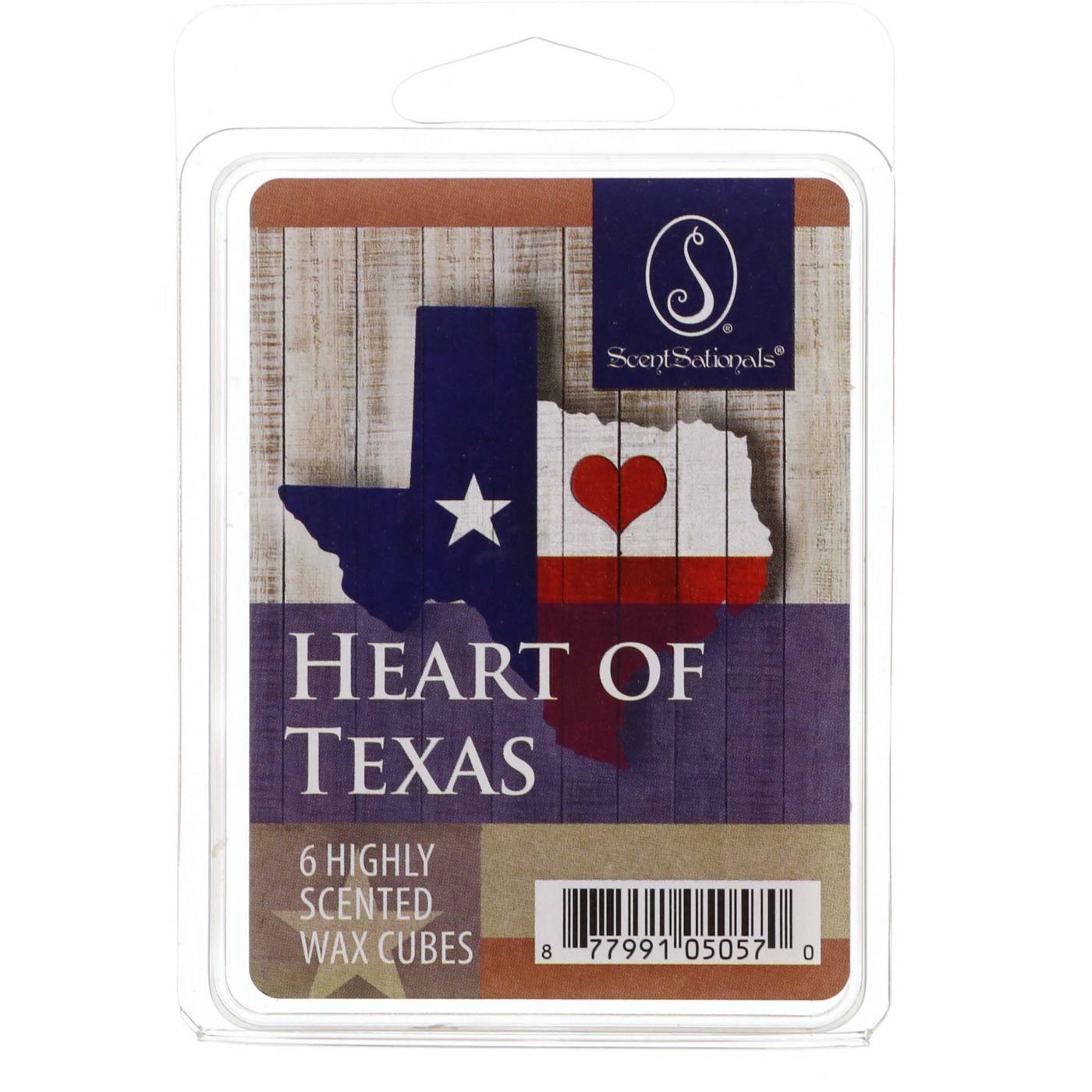 ScentSationals Heart of Texas Scented Wax Melt Cubes; image 1 of 2