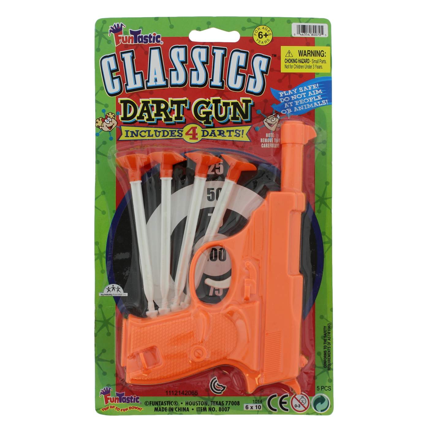 Funtastic Classic Dart Gun, Assorted Colors; image 1 of 3