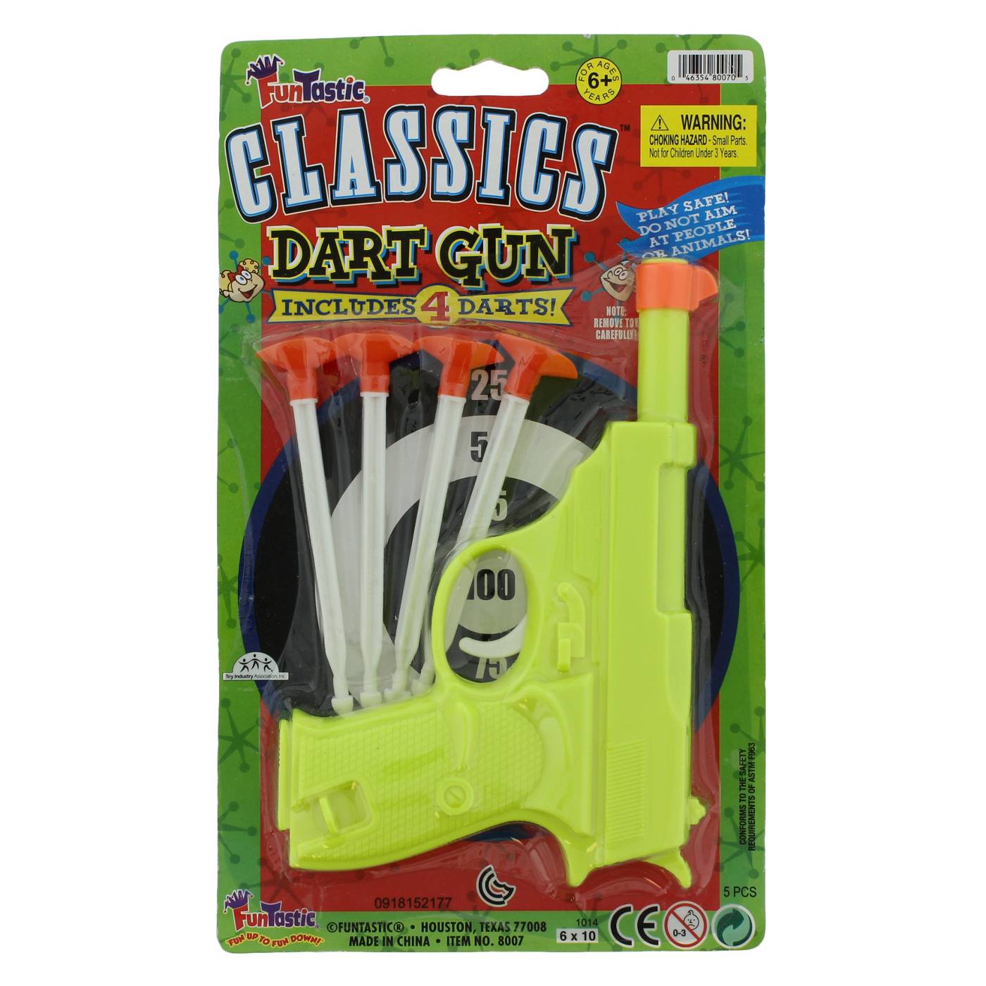 Funtastic Classic Dart Gun, Assorted Colors; image 2 of 3