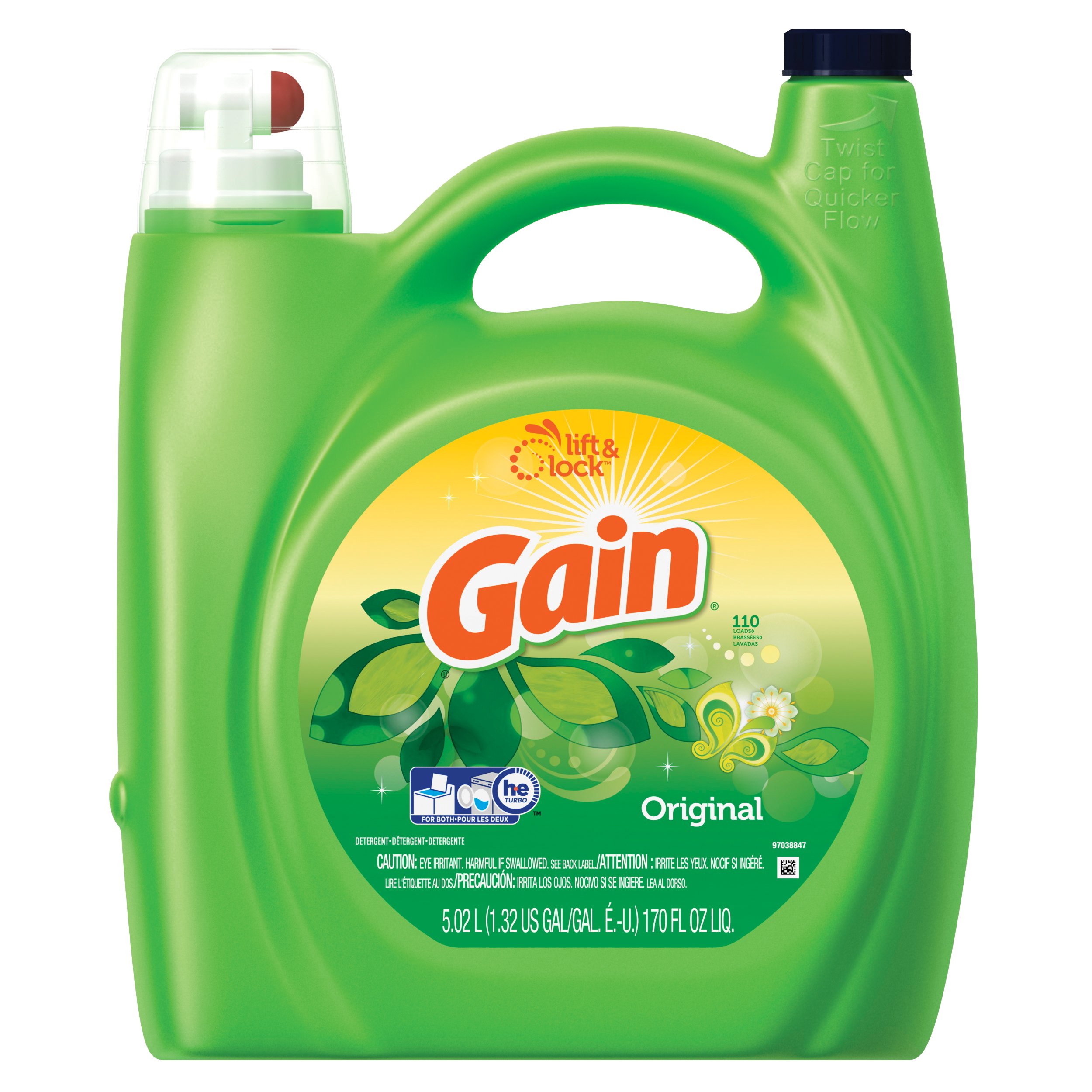 Gain Original Scent Liquid Laundry Detergent Shop at HEB