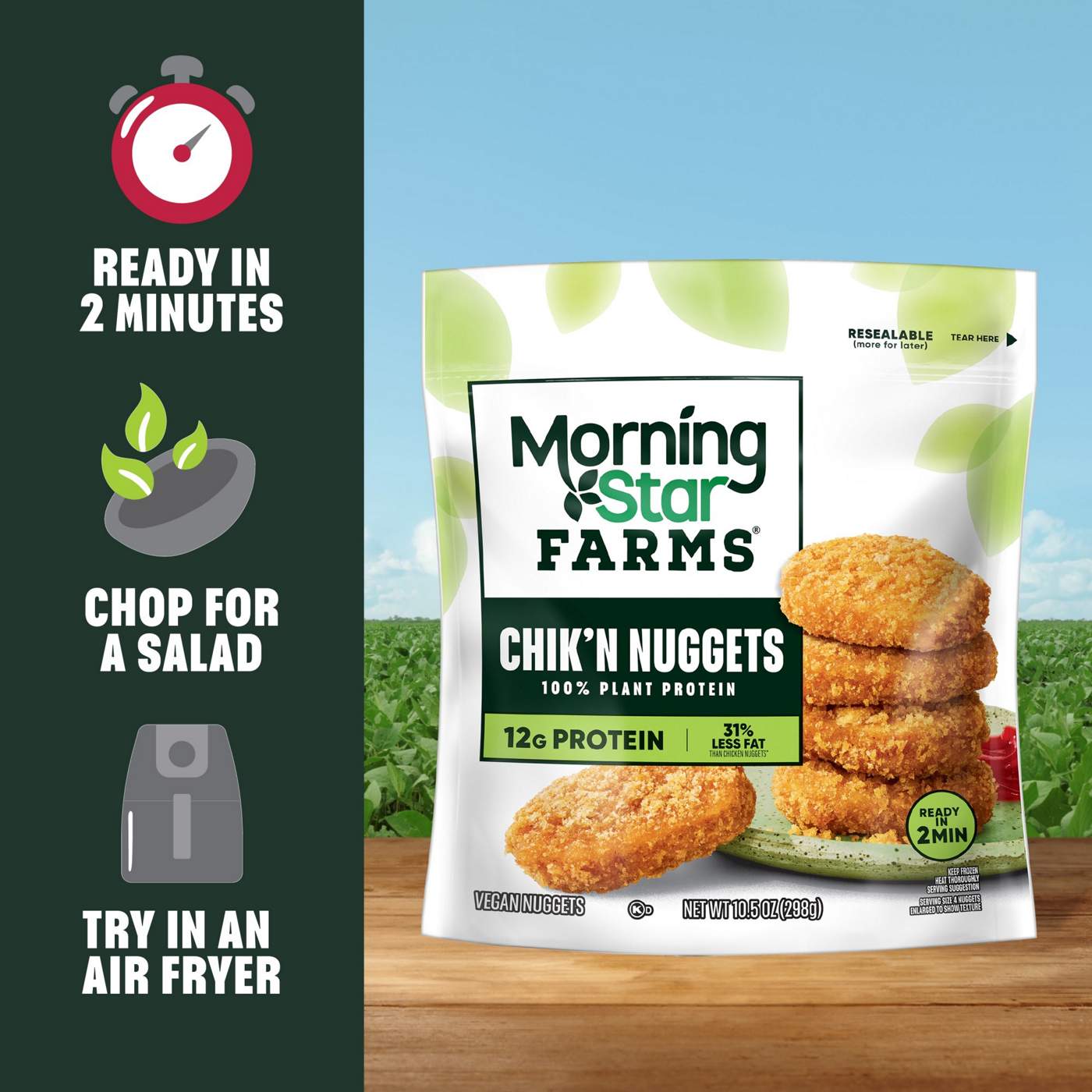 MorningStar Farms Original Chik'n Nuggets; image 2 of 6