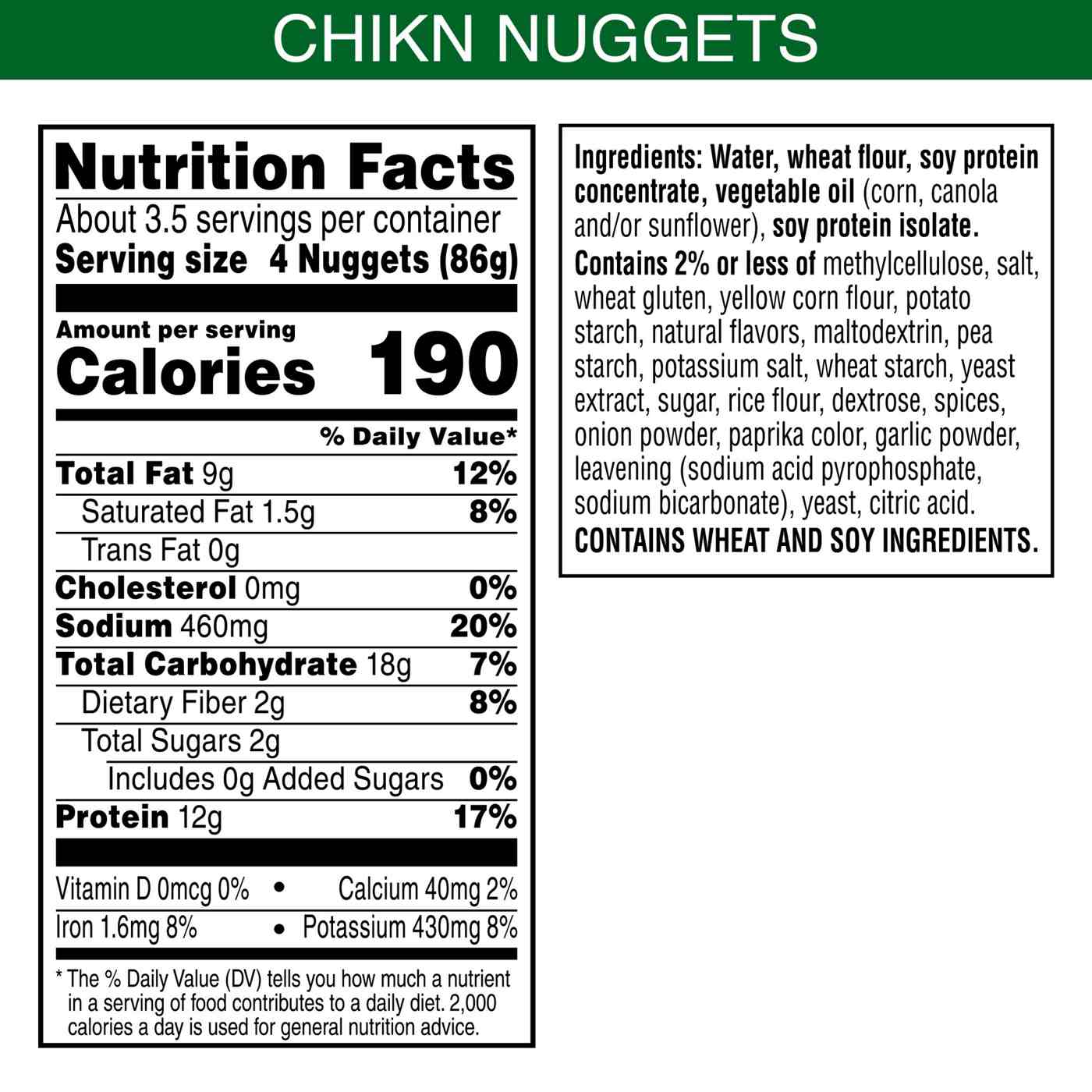MorningStar Farms Original Chik'n Nuggets; image 5 of 6