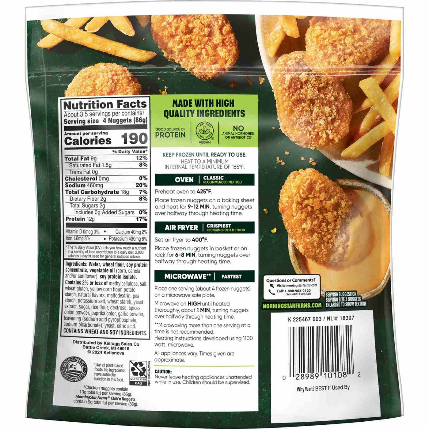 MorningStar Farms Original Chik'n Nuggets; image 6 of 6
