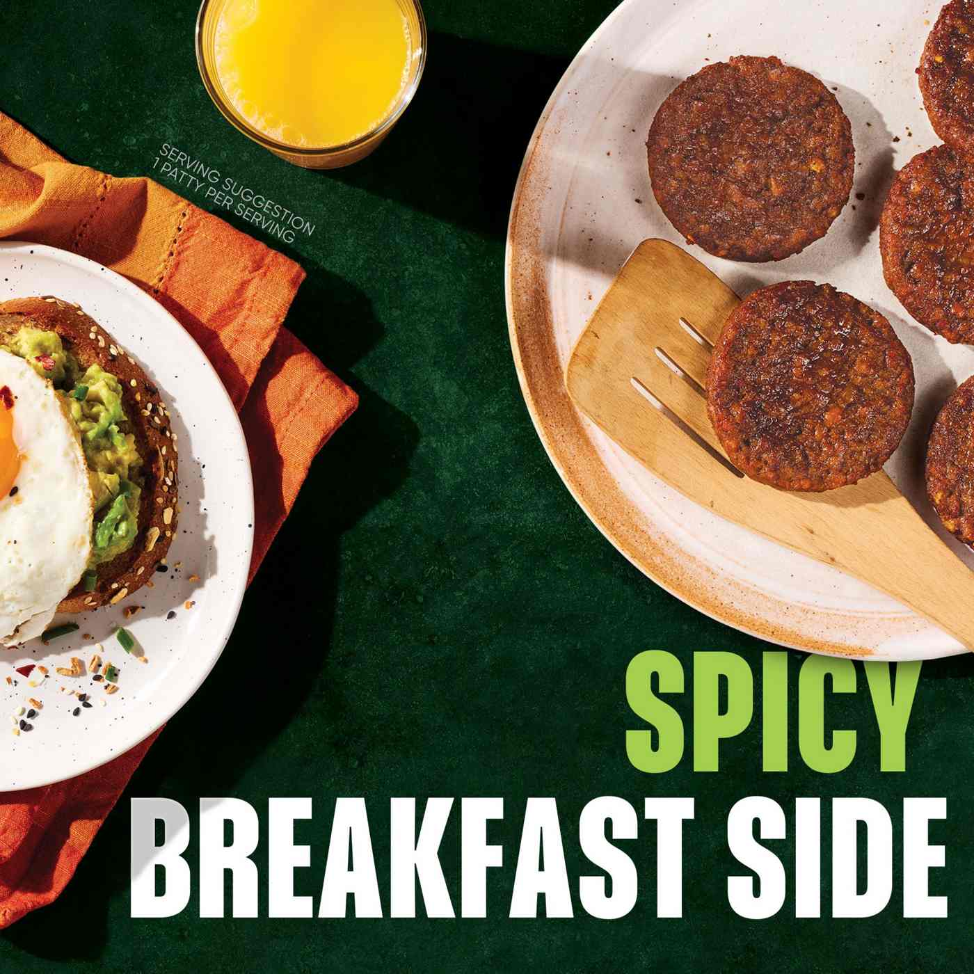MorningStar Farms Veggie Breakfast Hot and Spicy Sausage Patties, 8 oz; image 4 of 6