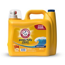 Arm & Hammer Plus OxiClean HE Liquid Laundry Detergent, 100 Loads
