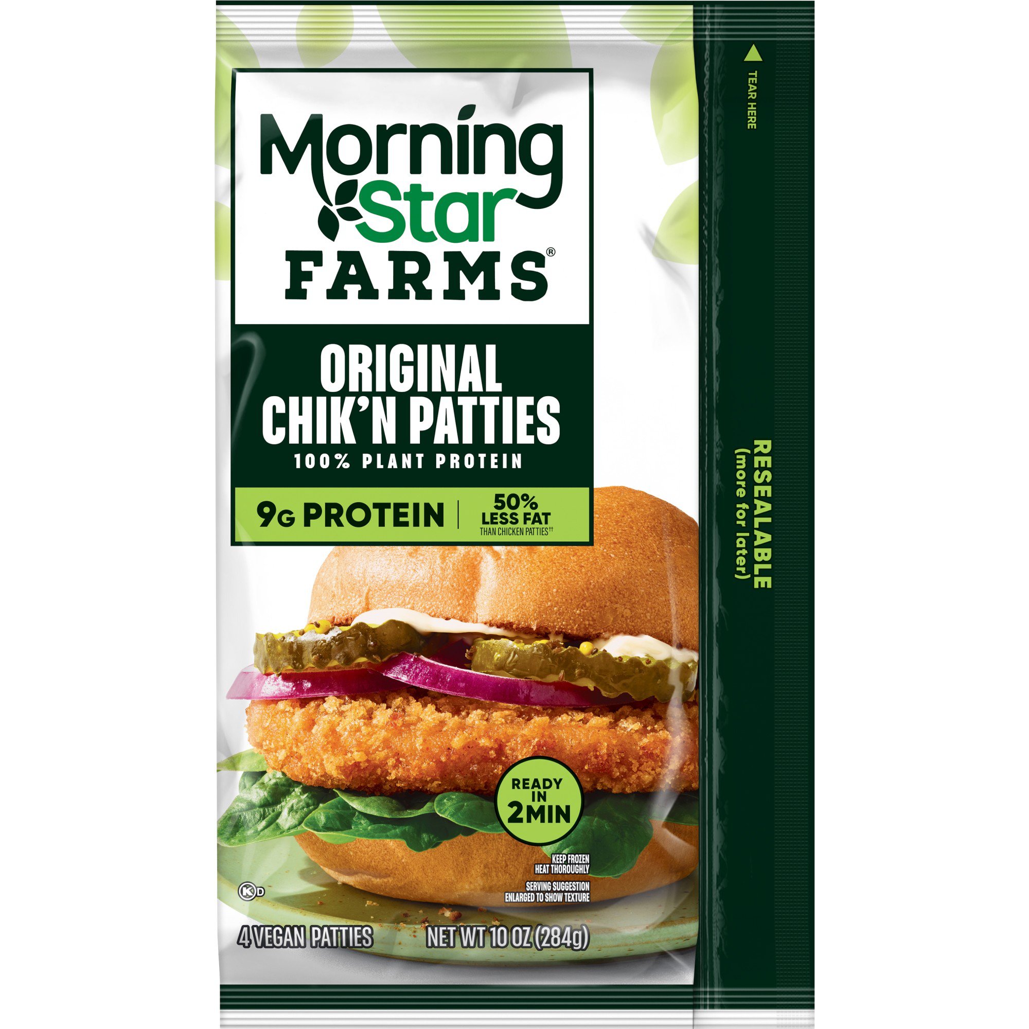 MorningStar Farms Original Chik'n Patties, 10 oz Shop Meat