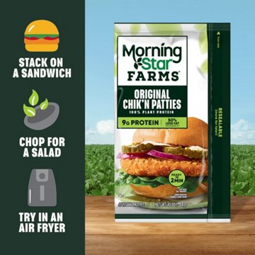 MorningStar Farms Original Chik'n Patties, 10 oz, 4 ct