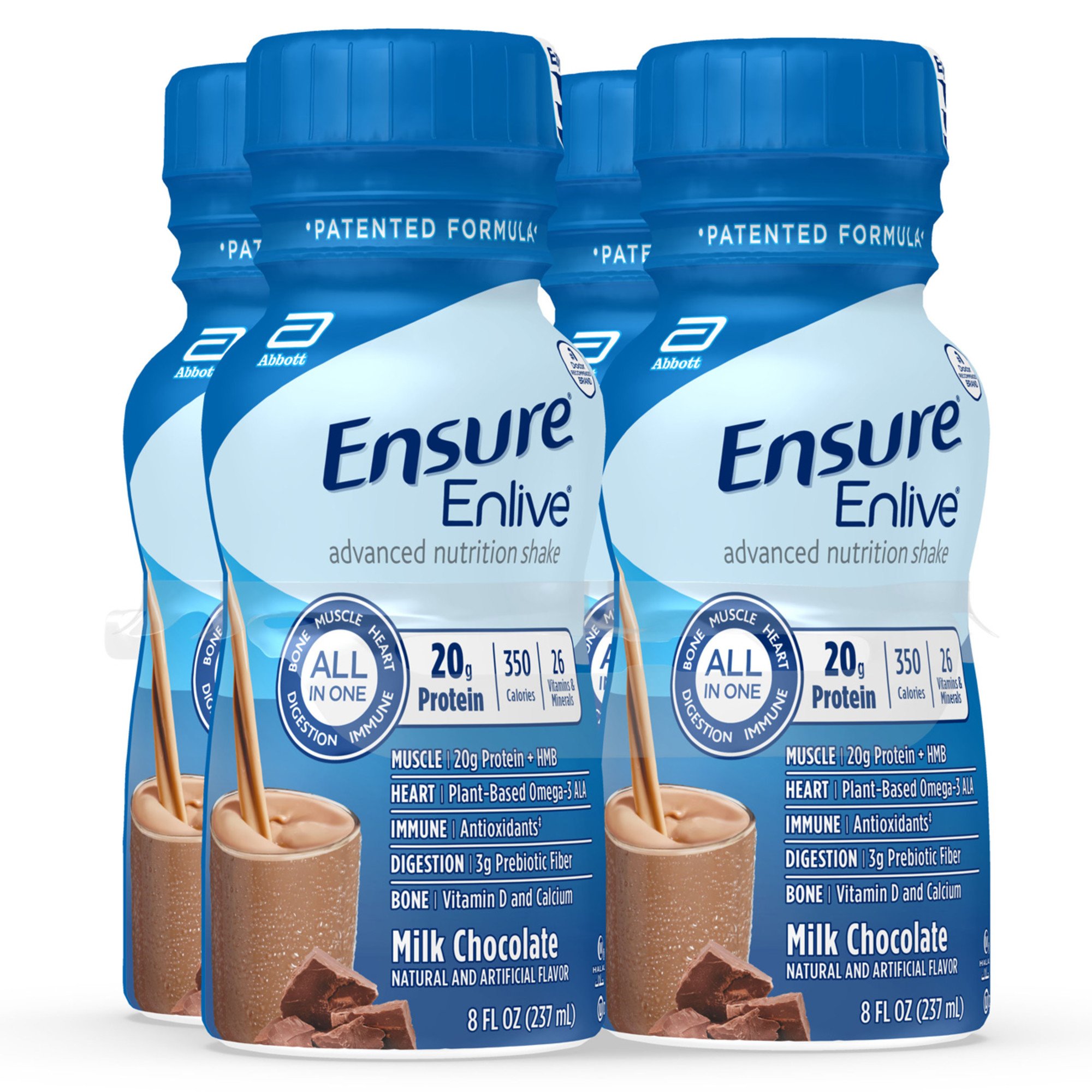 Ensure Enlive Advanced Nutrition Shake Milk Chocolate ReadytoDrink 4 pk Shop Diet & Fitness